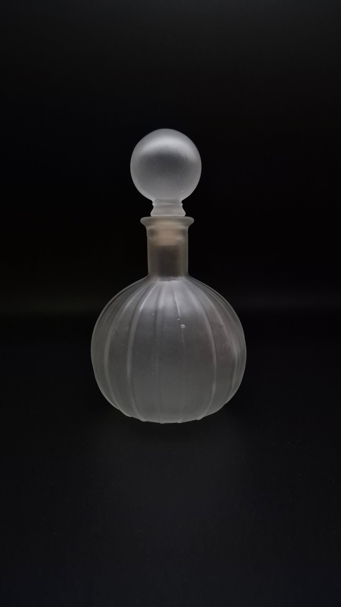 1950s Frosted Glass Vanity Perfume Bottle
