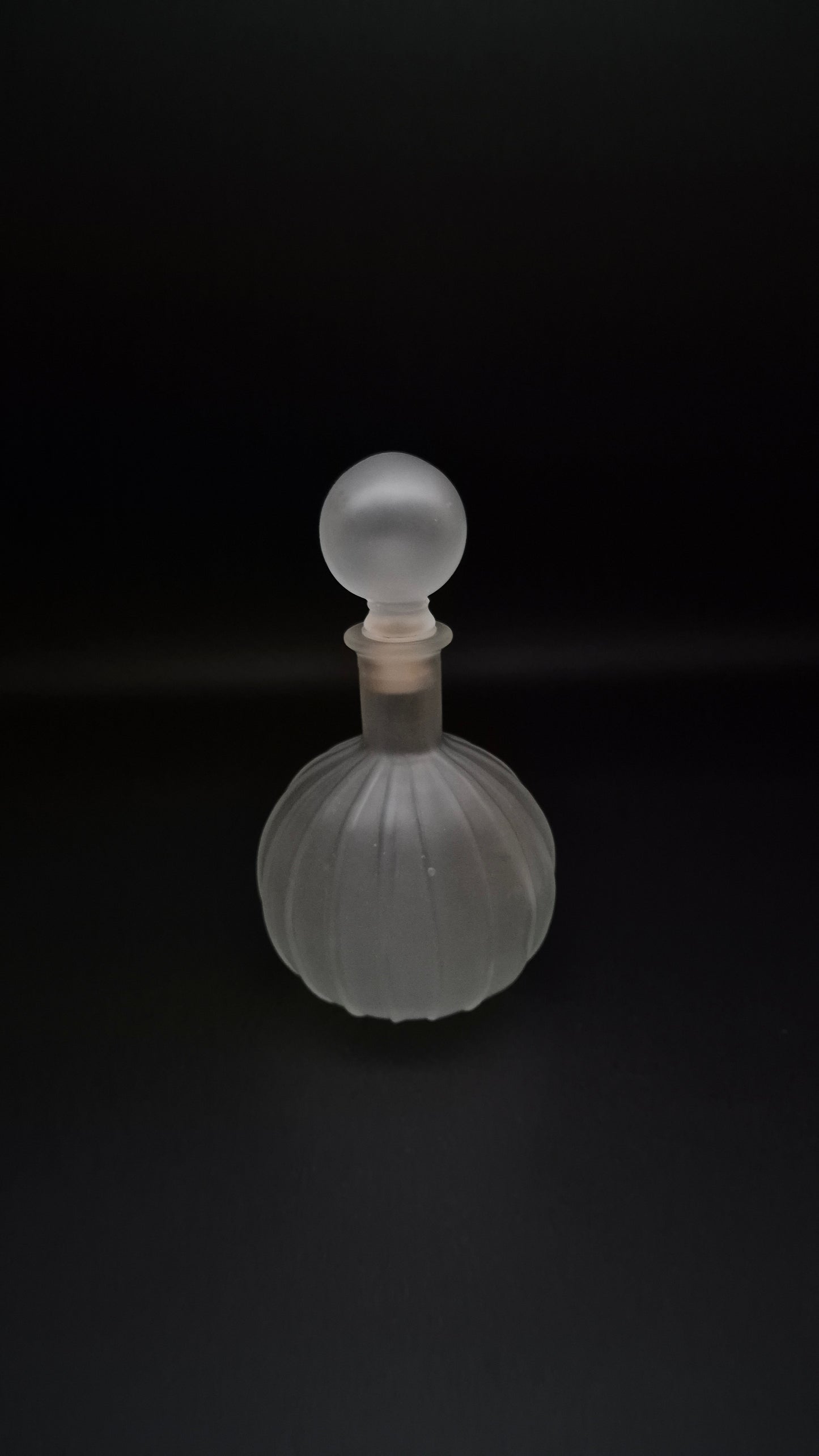 1950s Frosted Glass Vanity Perfume Bottle