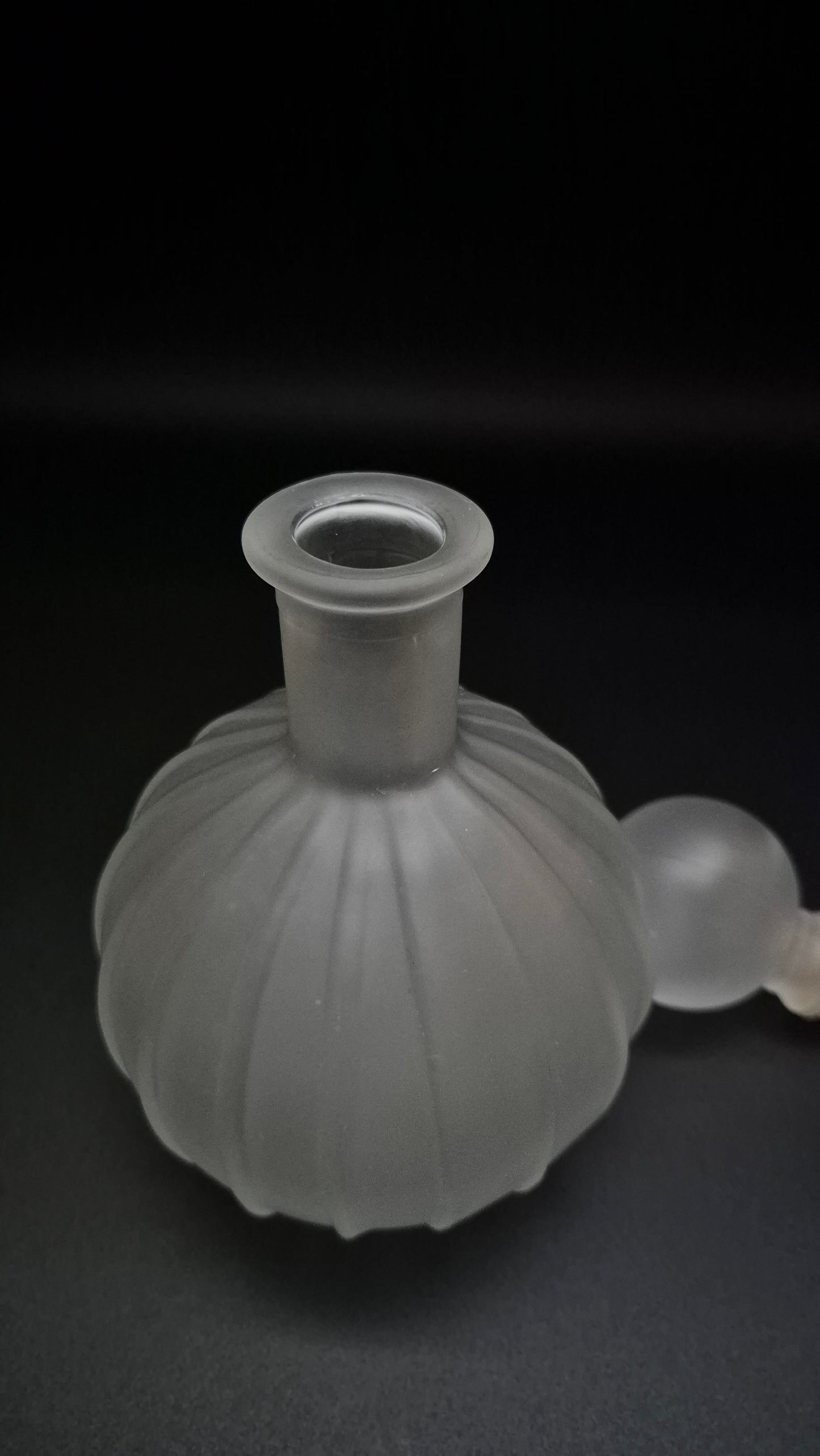 1950s Frosted Glass Vanity Perfume Bottle