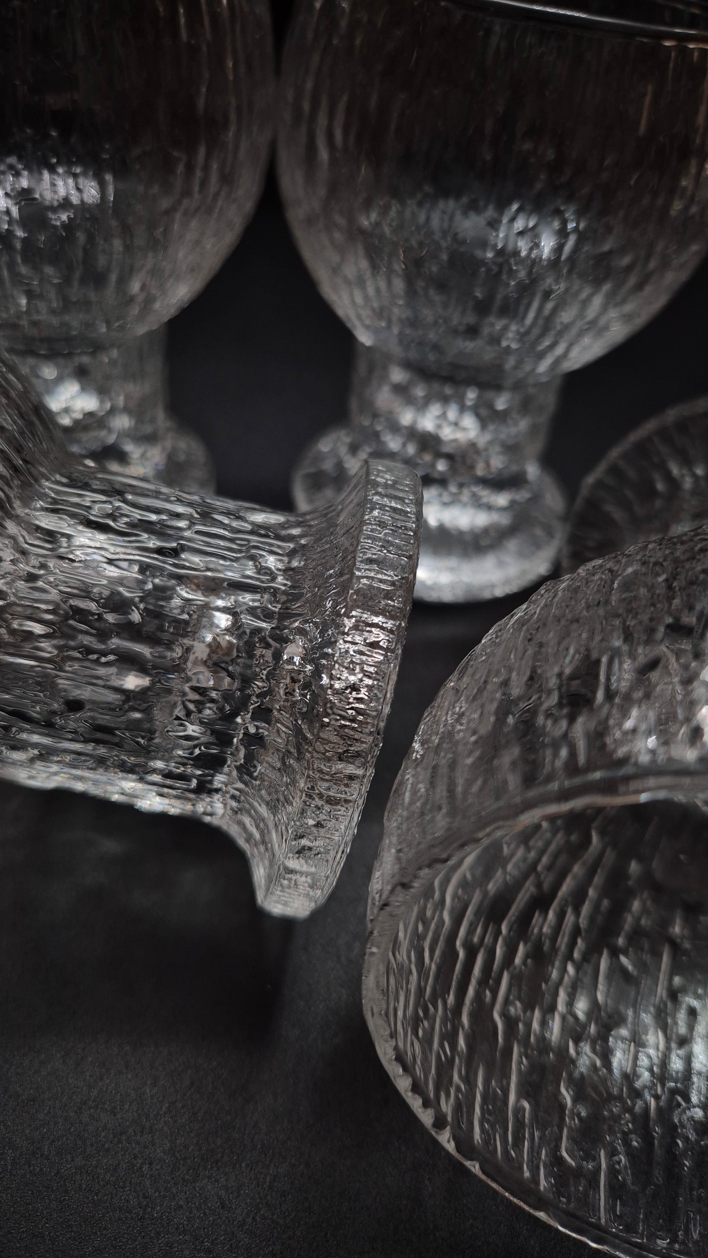 Iittala Kekkerit White Wine Glasses by Timo Sarpaneva (1973–1986)