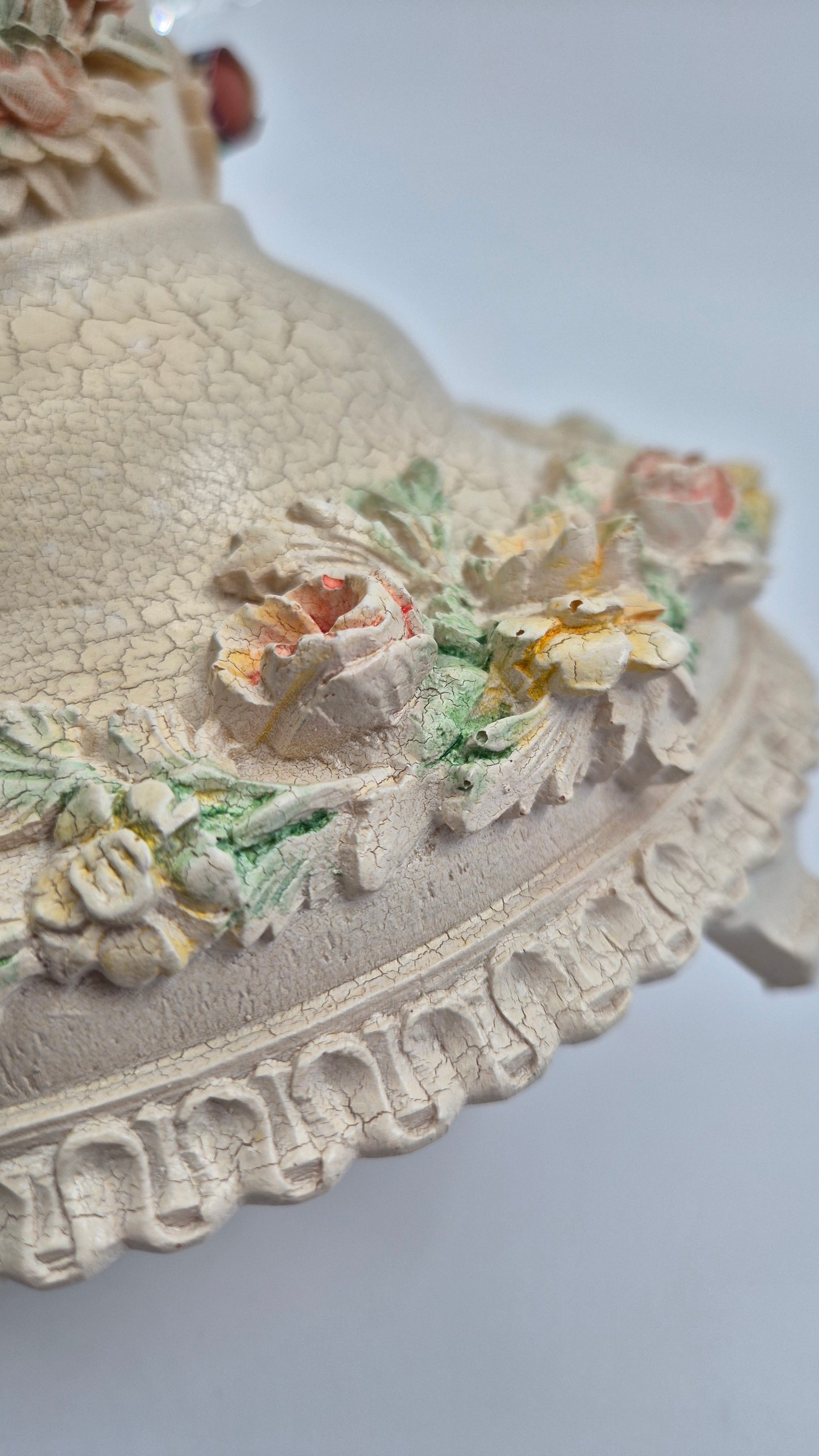 Vintage Decorated Serving Dish