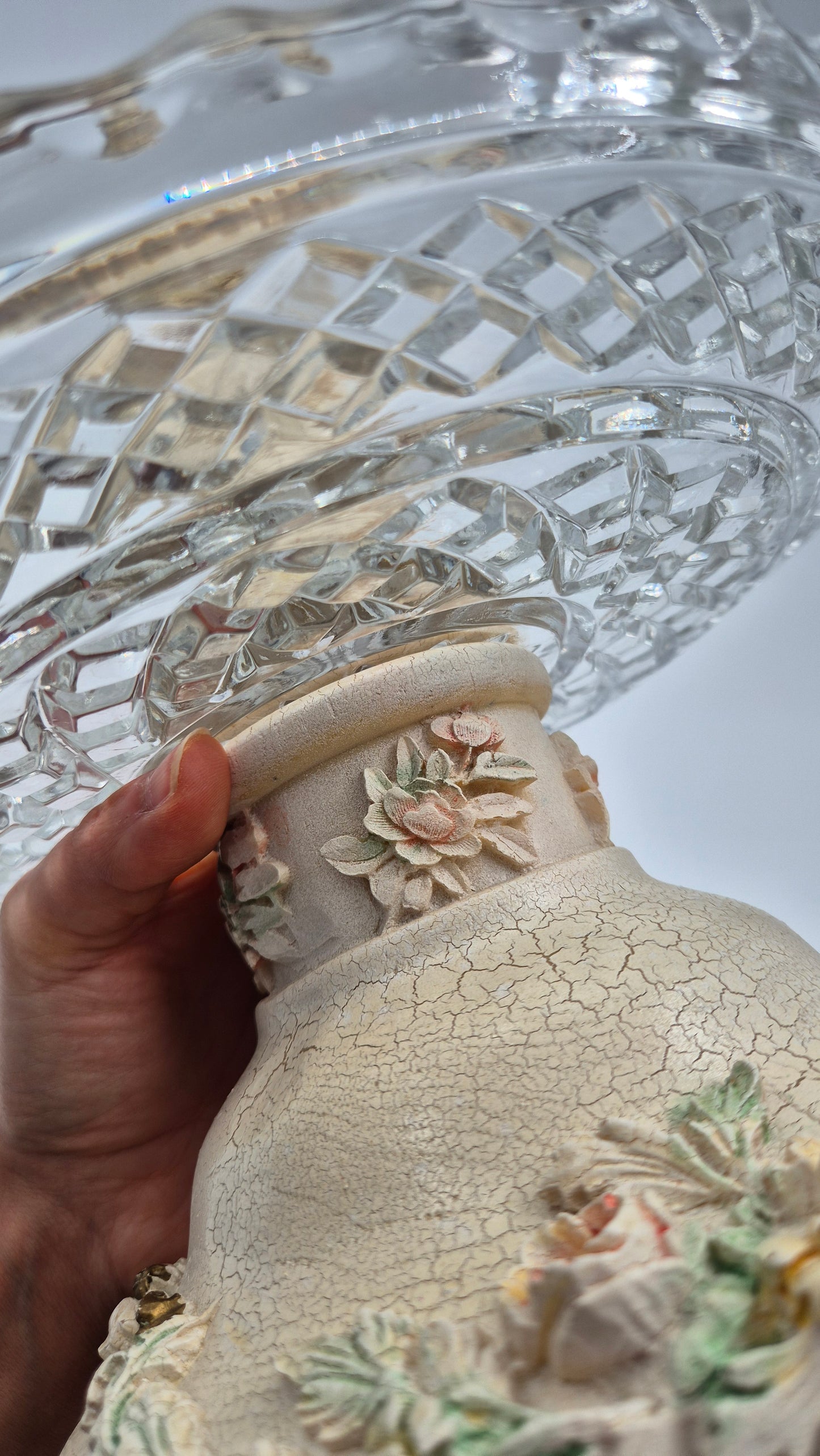 Vintage Decorated Serving Dish