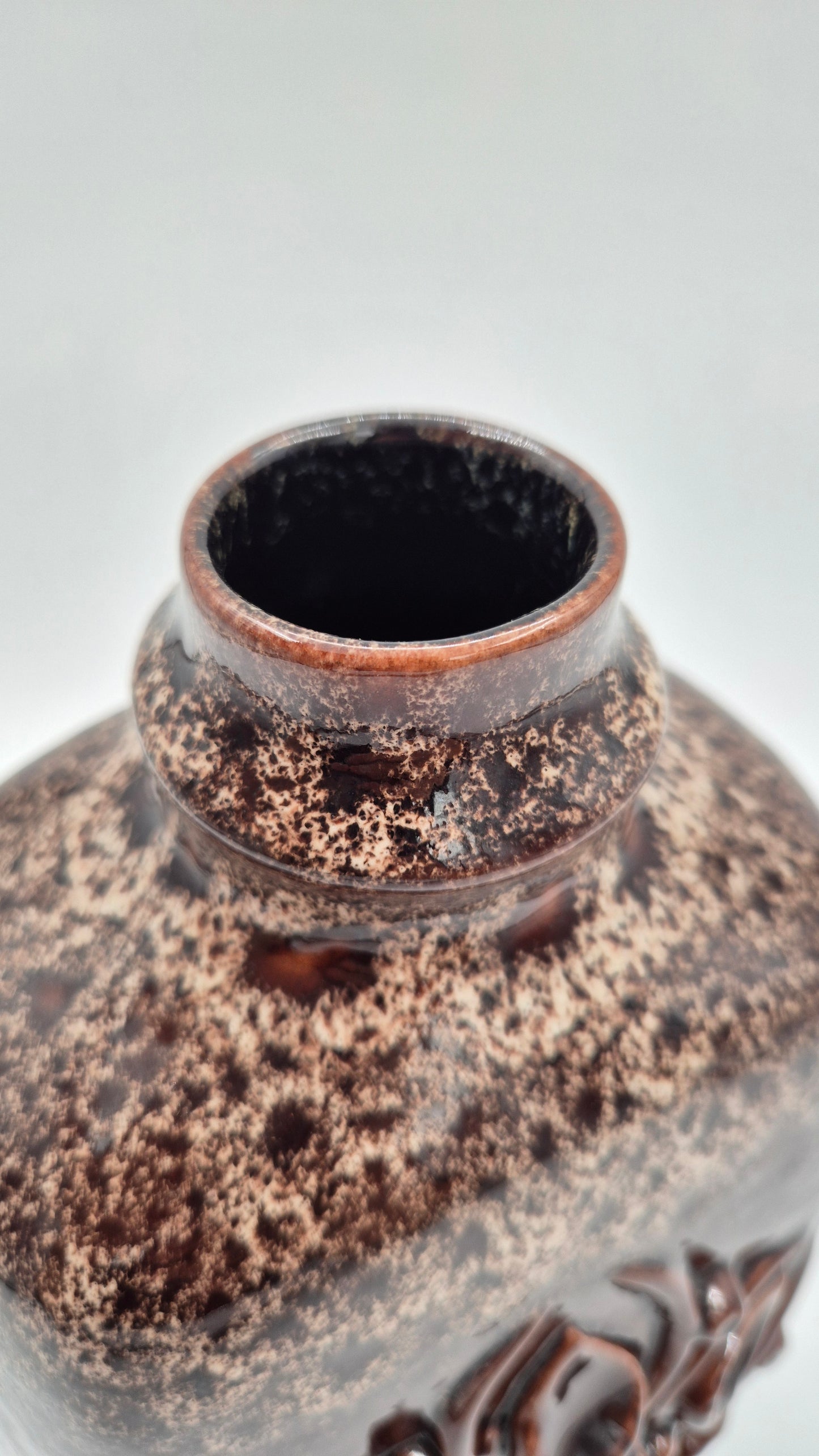 Vintage Strehla Clay Bottle – Mid-Century German Pottery