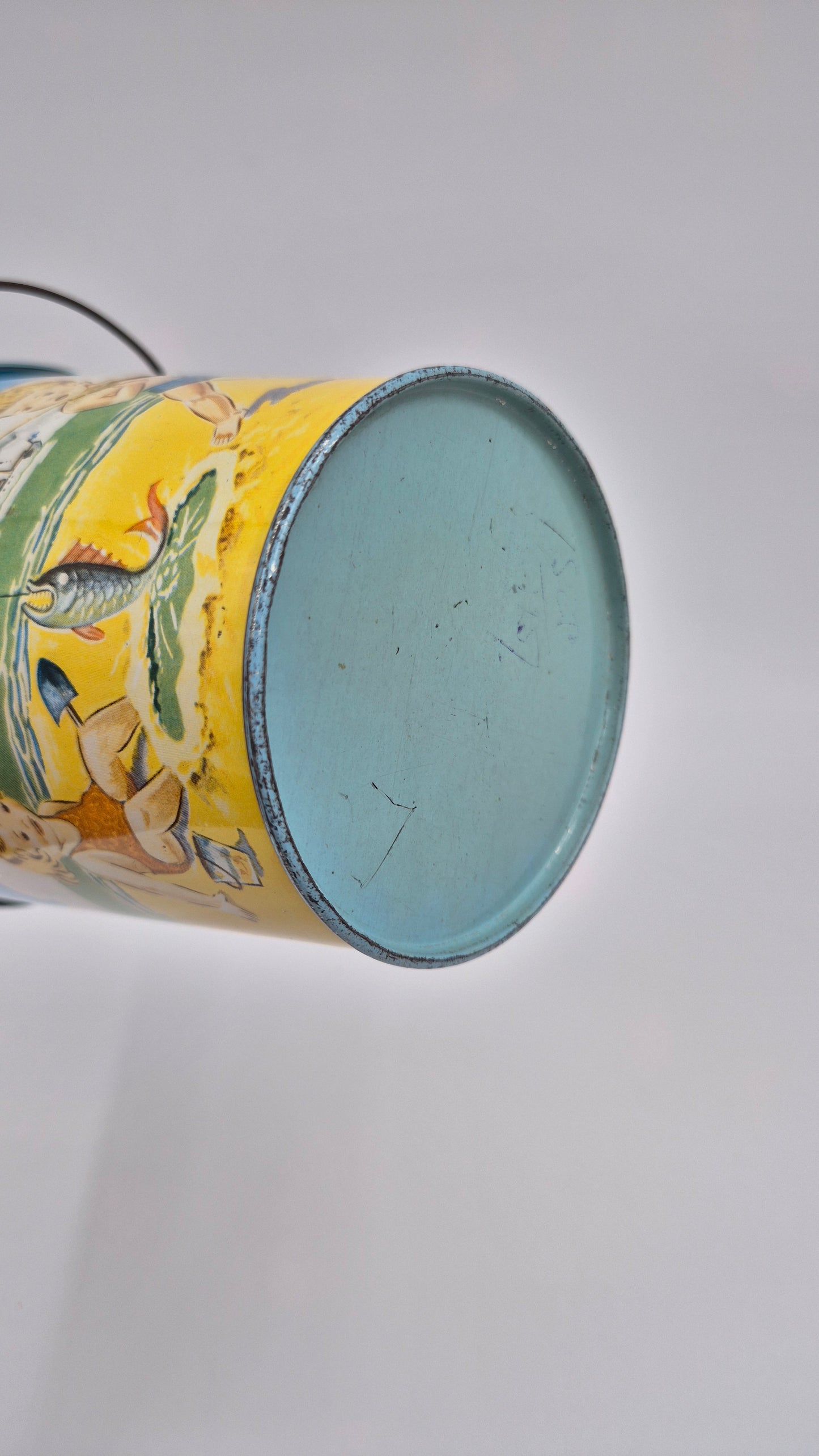 Vintage zandbak – Retro strandspeelgoed