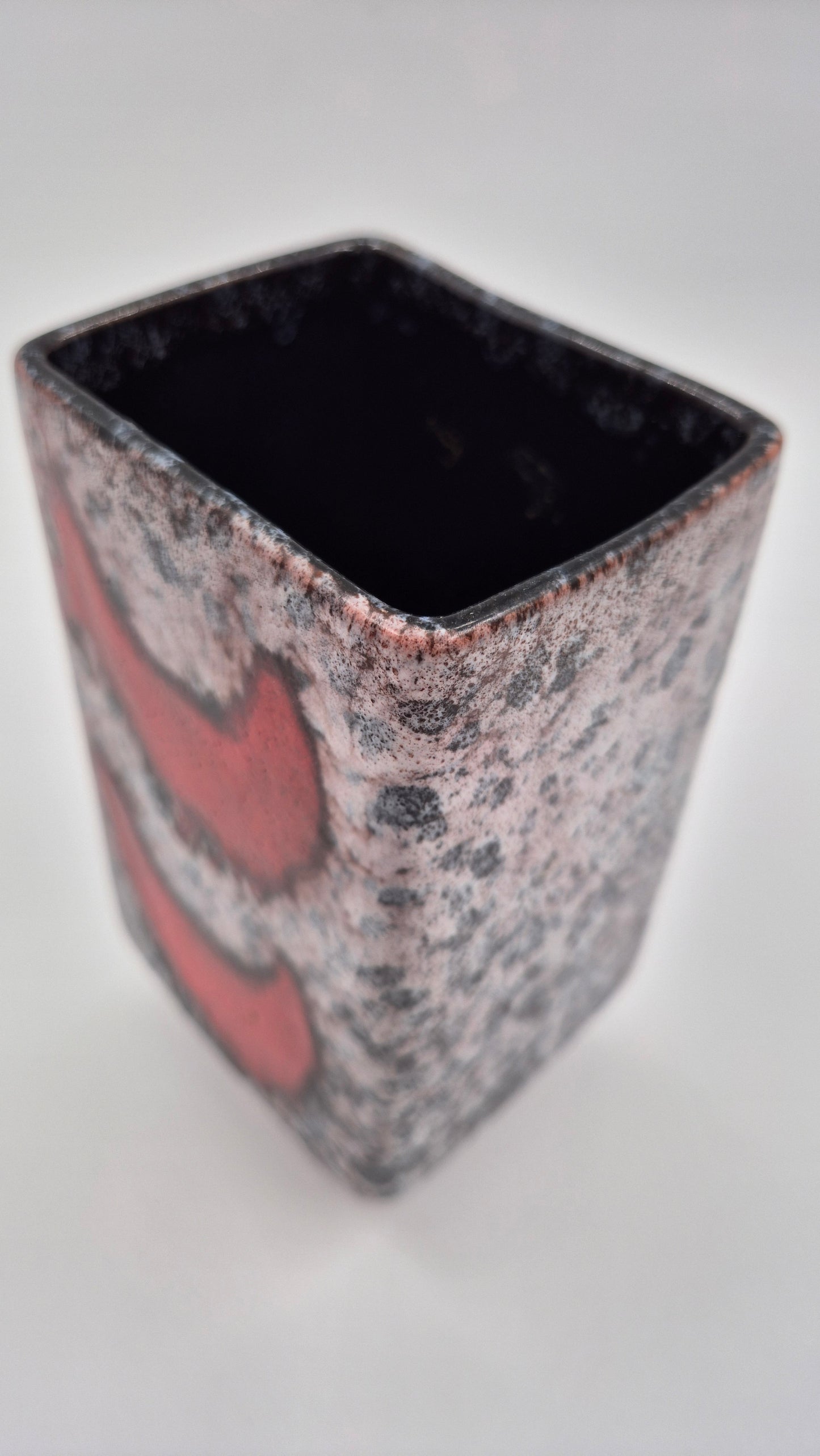 Vintage Strehla vaas – elegant Duits glas uit het midden van de vorige eeuw