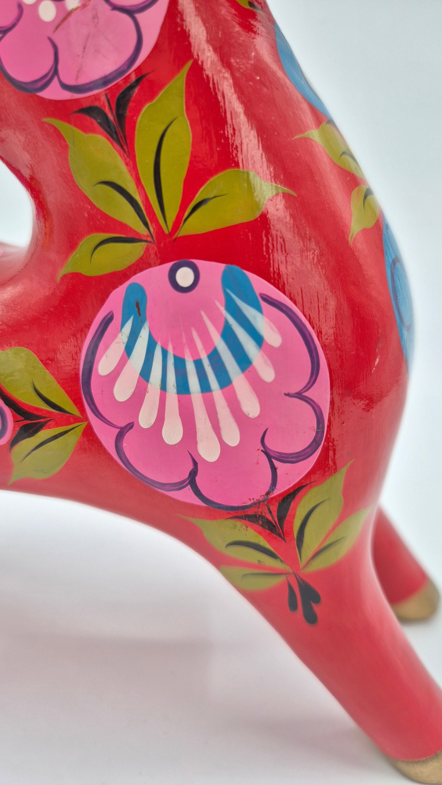 Vintage Khokhloma Horse