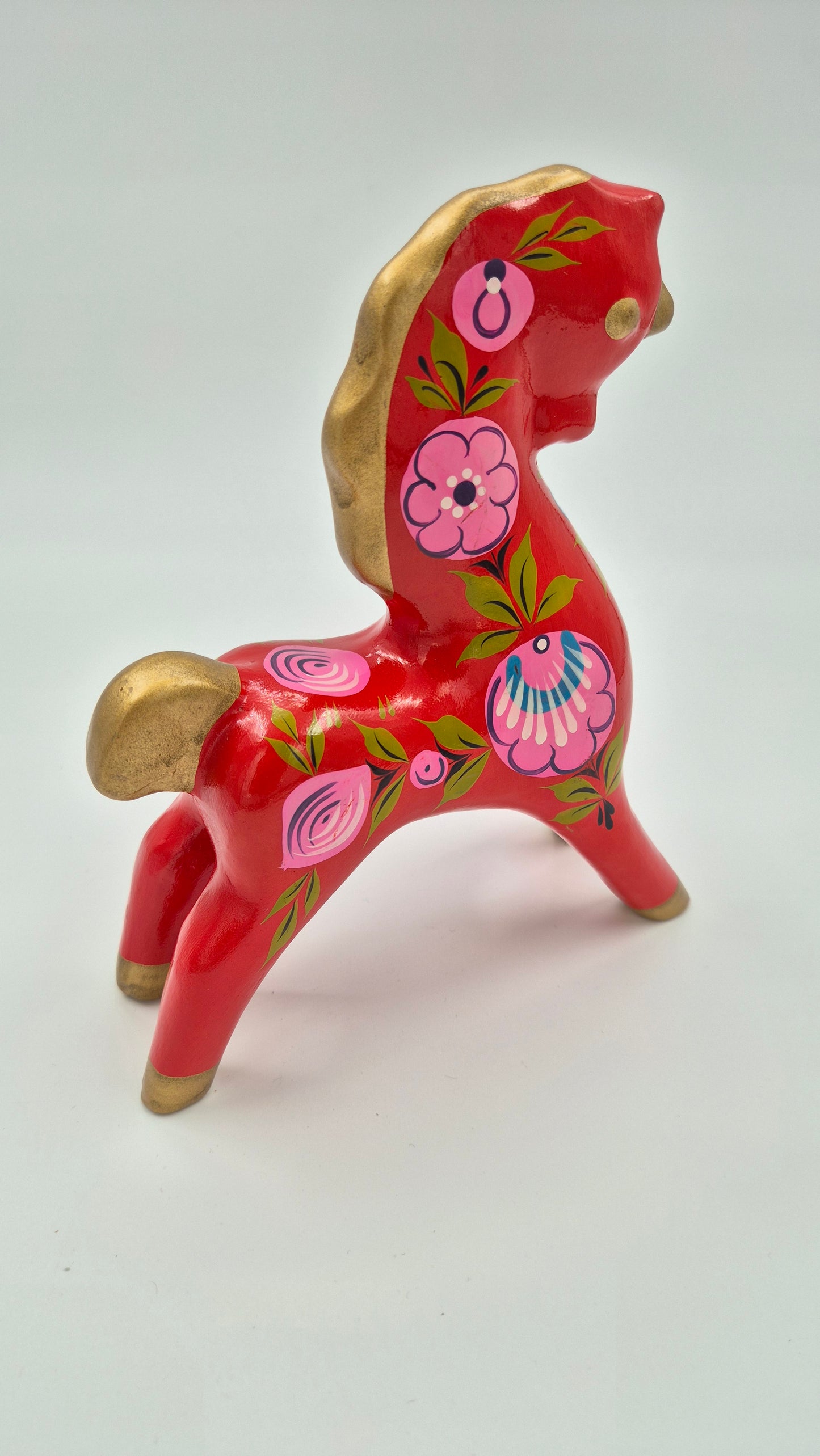 Vintage Khokhloma Horse