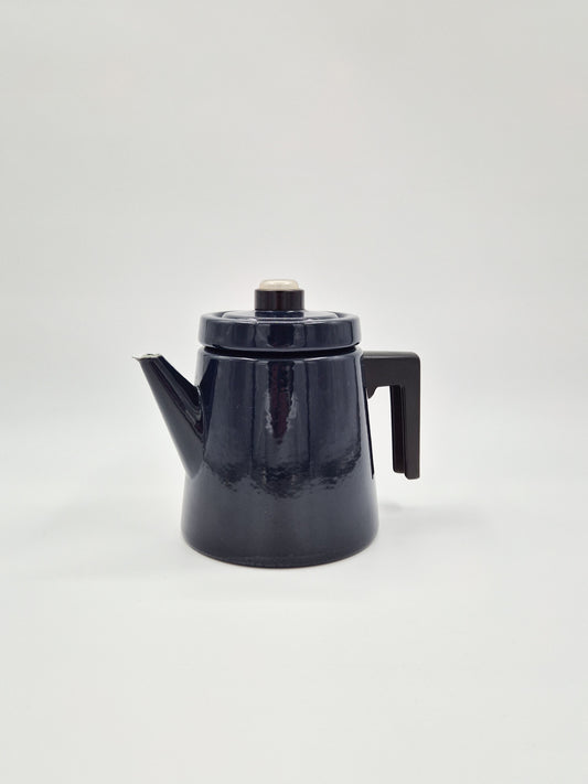 Pehtoori Enamel coffee pot / Enamel tea pot - Made in Finland 1957