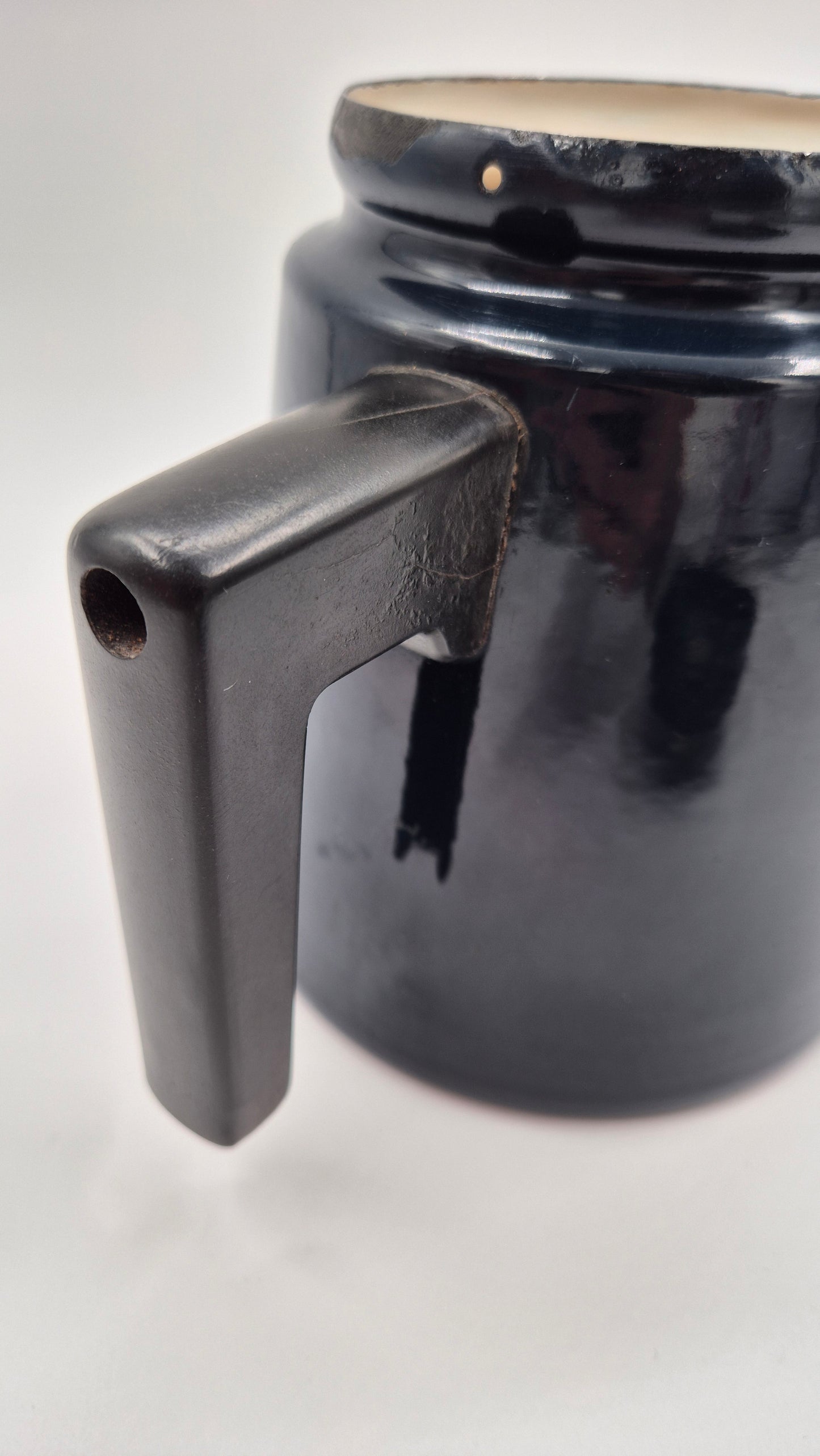 Pehtoori Enamel coffee pot / Enamel tea pot - Made in Finland 1957