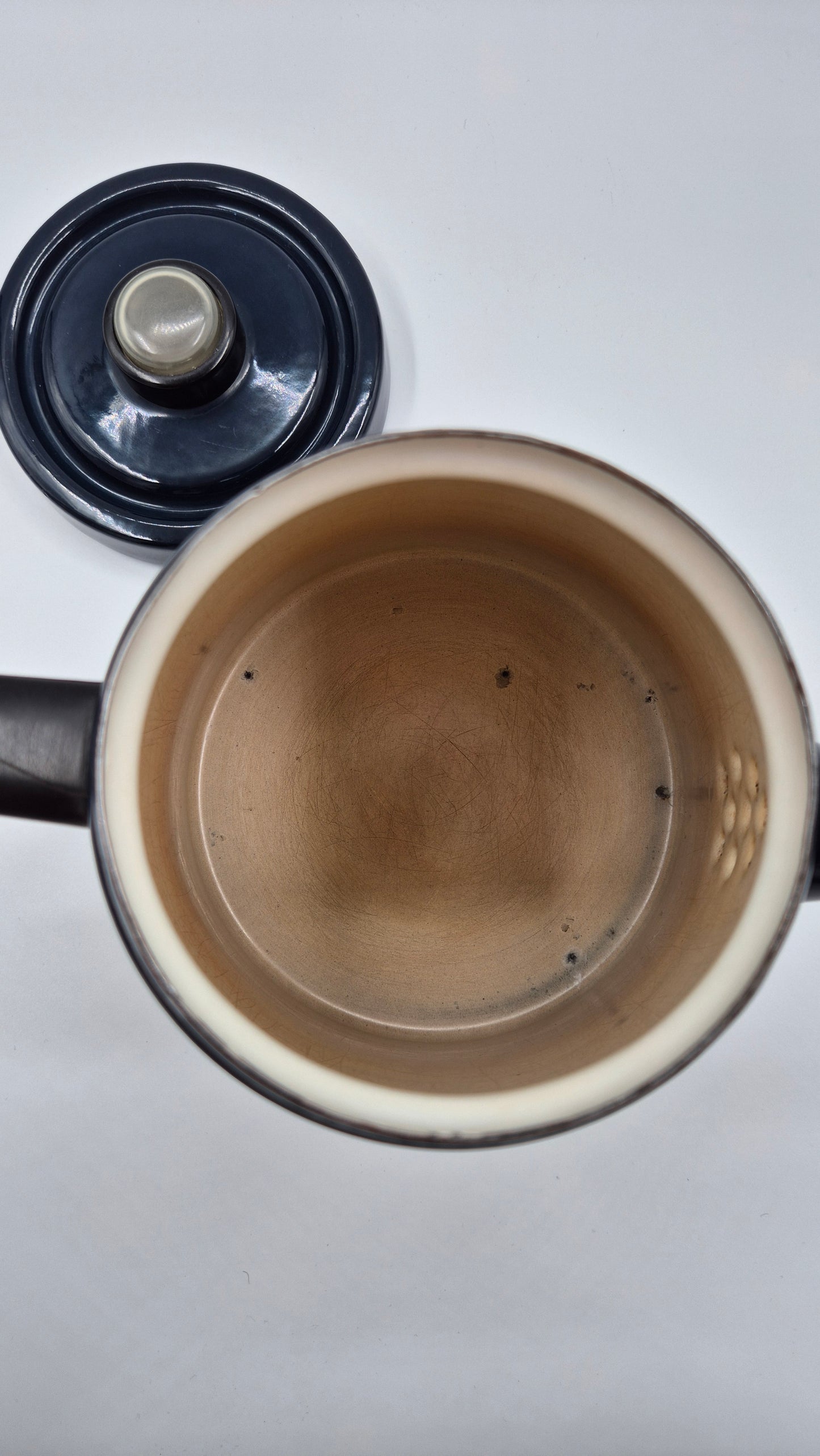 Pehtoori Enamel coffee pot / Enamel tea pot - Made in Finland 1957