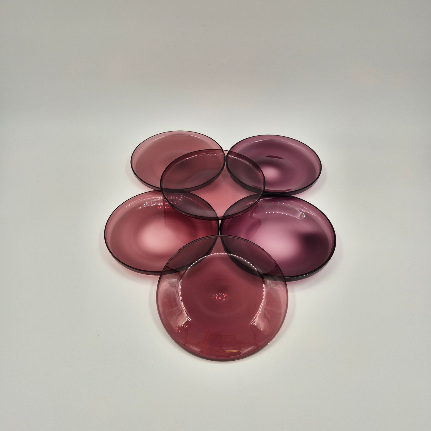 Kumela Dessert Plates Set of 6 – Elegant Purple Ceramic Dessert Plates