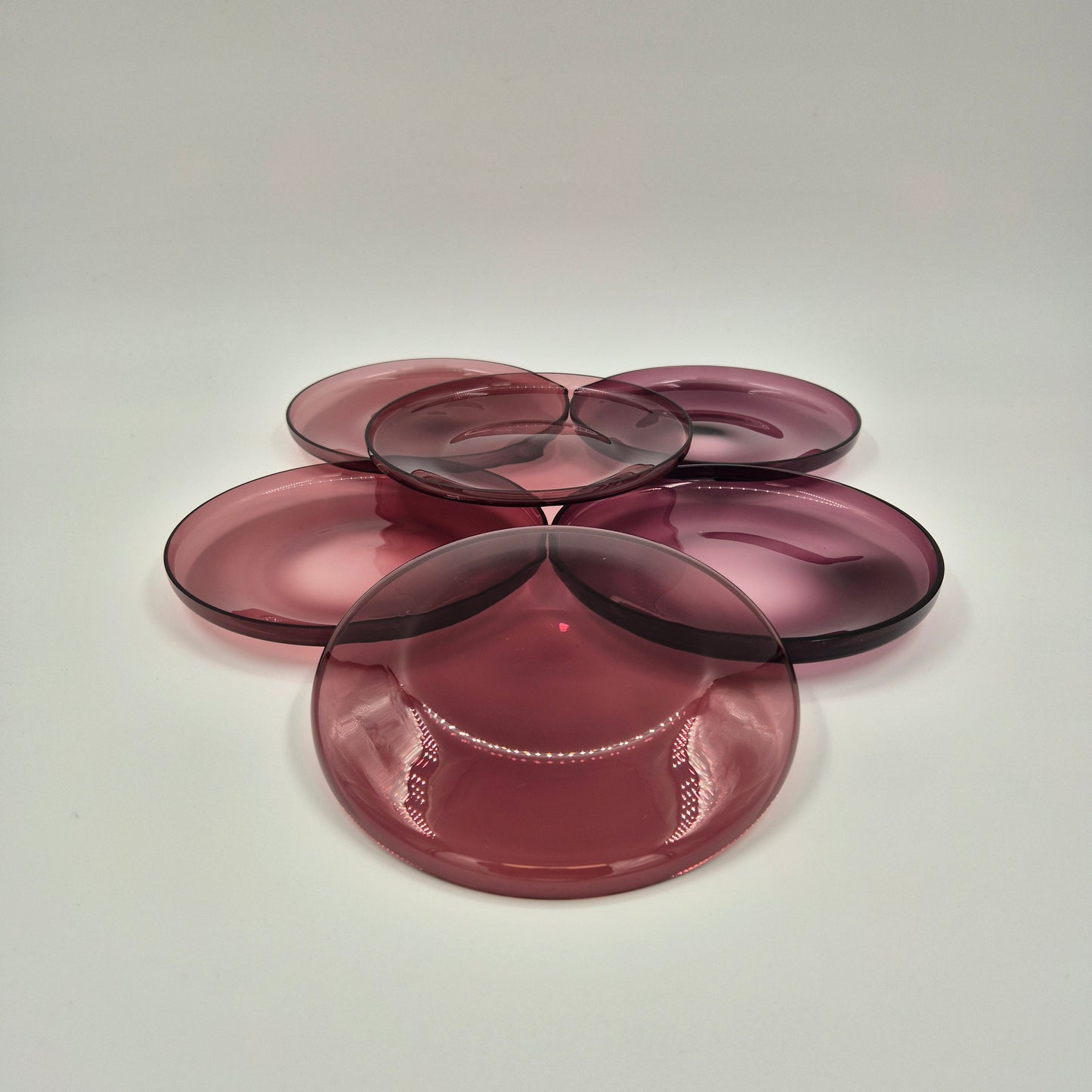 Kumela Dessert Plates Set of 6 – Elegant Purple Ceramic Dessert Plates