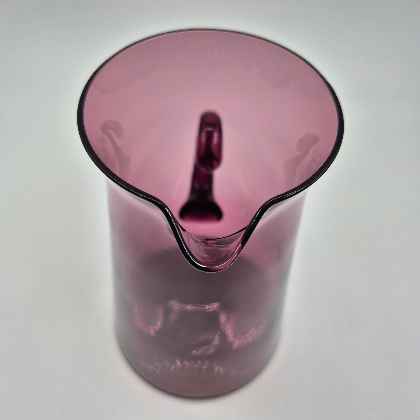 Kumela Purple Glass Jug – Vintage Finnish Glassware
