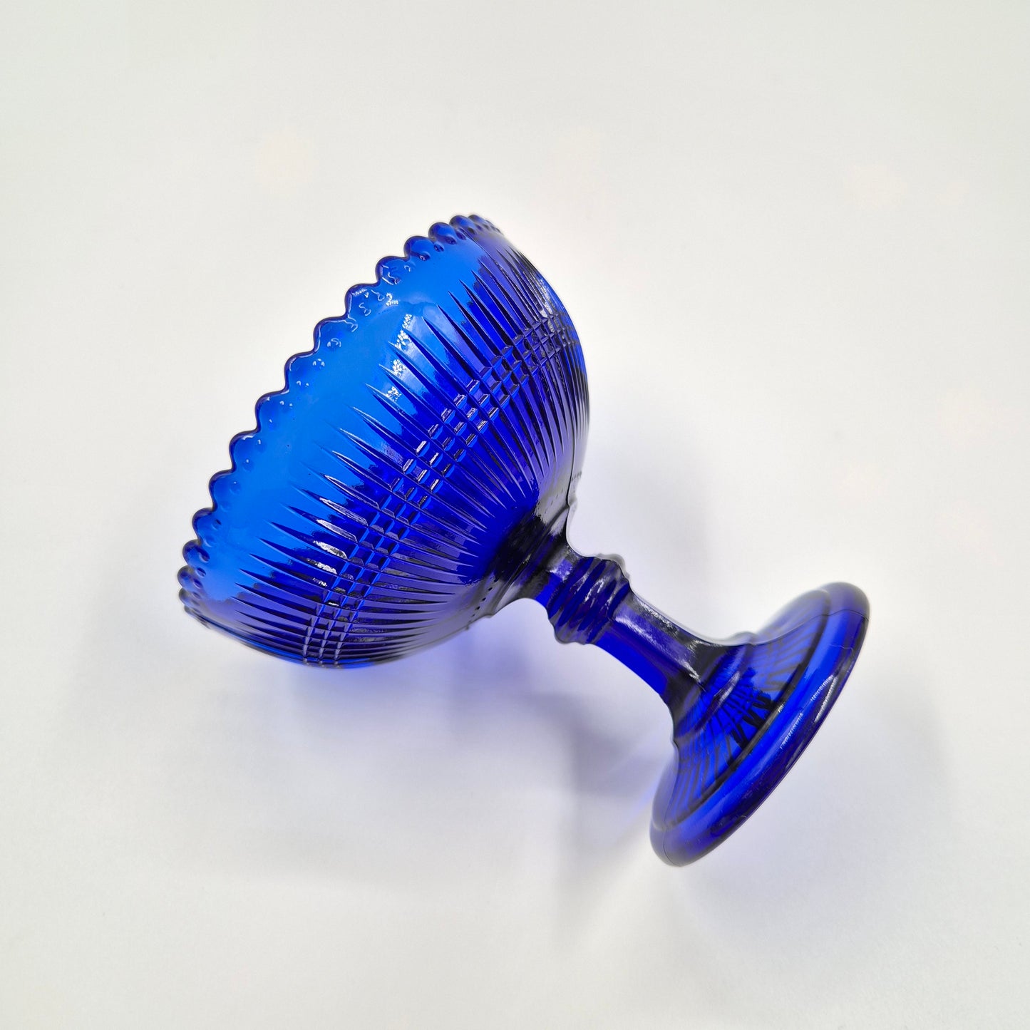 Nuutajärvi Notsjö Blue Glass Bowl – Vintage Finnish Design