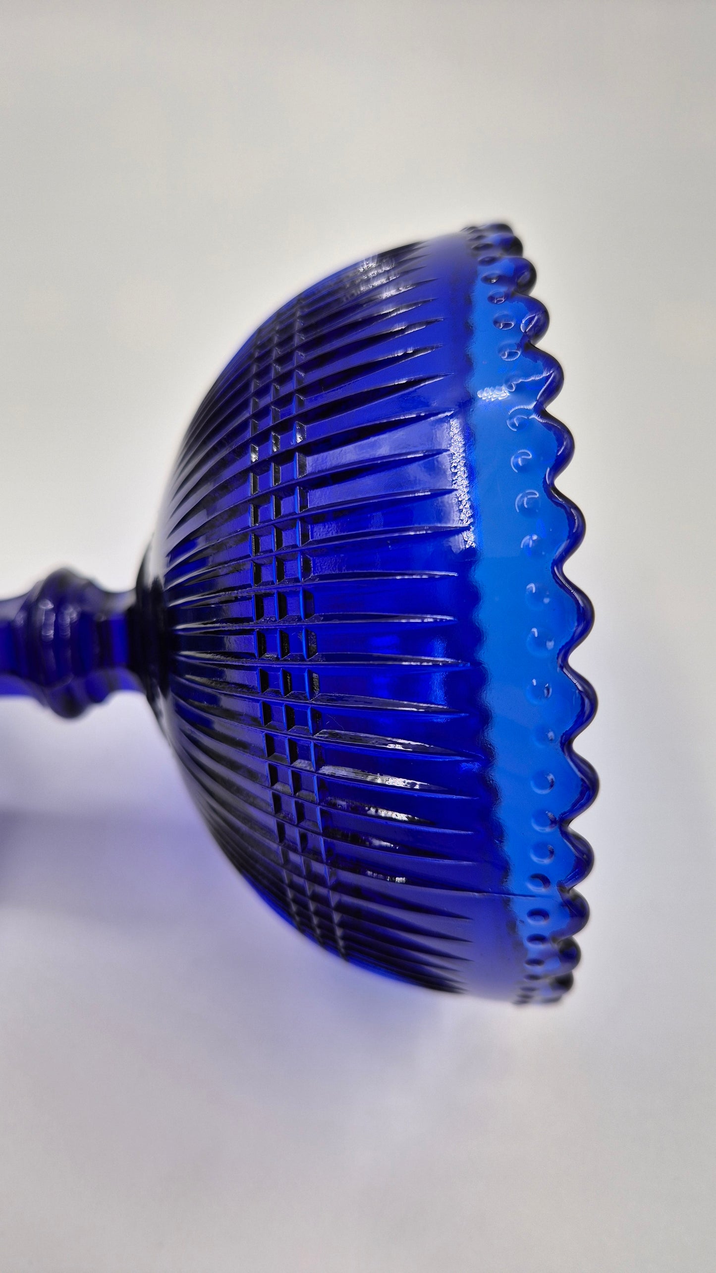 Nuutajärvi Notsjö Blue Glass Bowl – Vintage Finnish Design