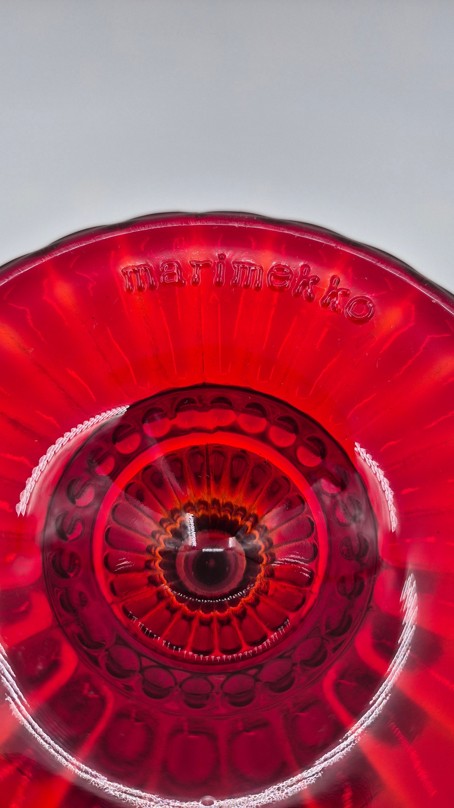 Bol rouge bicolore Marimekko Mariskooli