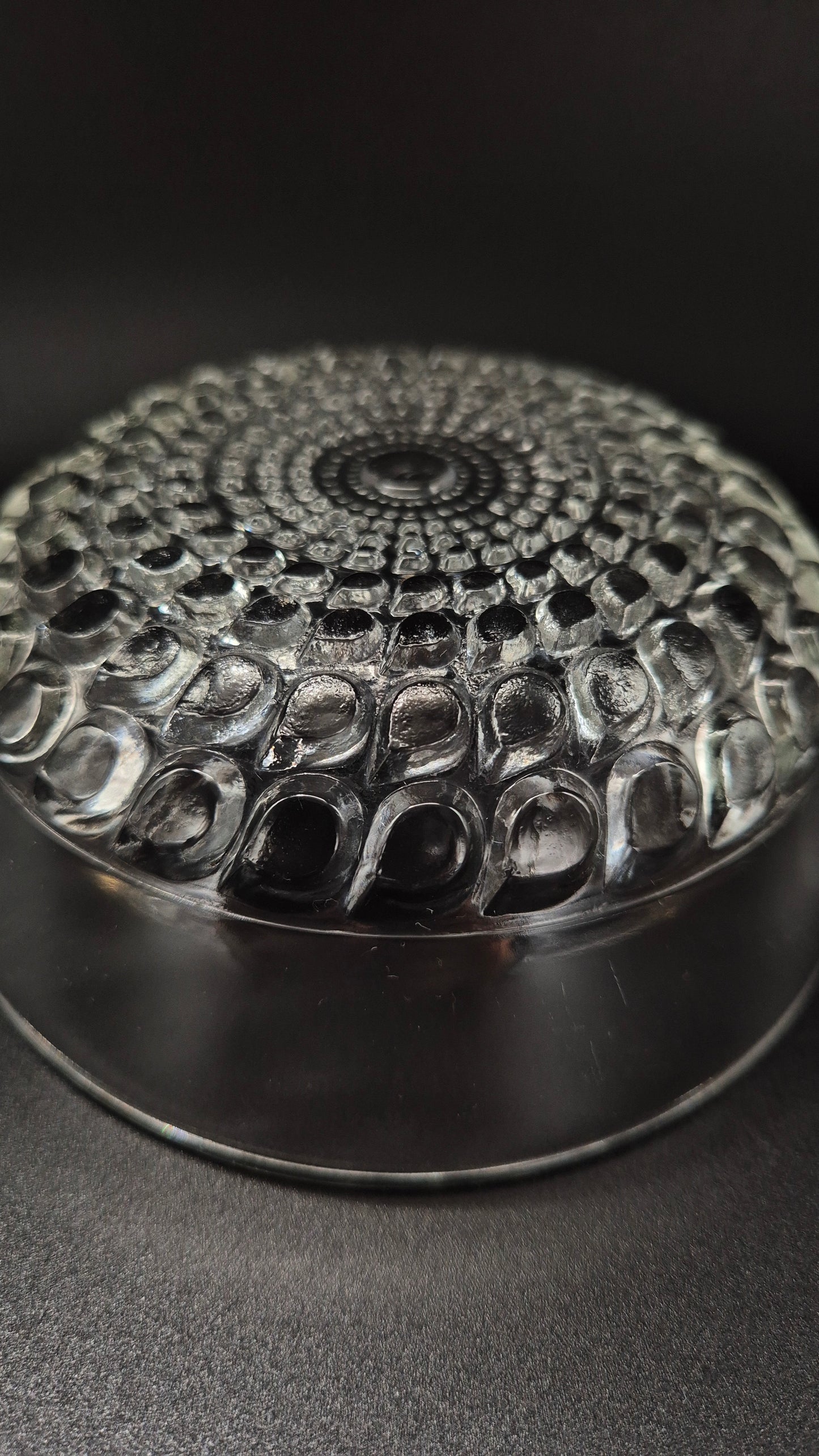 Vintage Riihimäen Lasi Merja dessertschaal van Tamara Aladin (1972-1974)