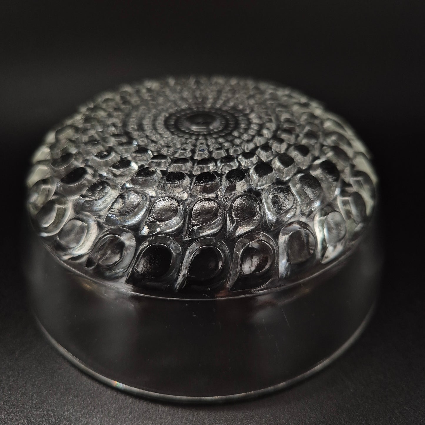 Vintage Riihimäen Lasi Merja dessertschaal van Tamara Aladin (1972-1974)