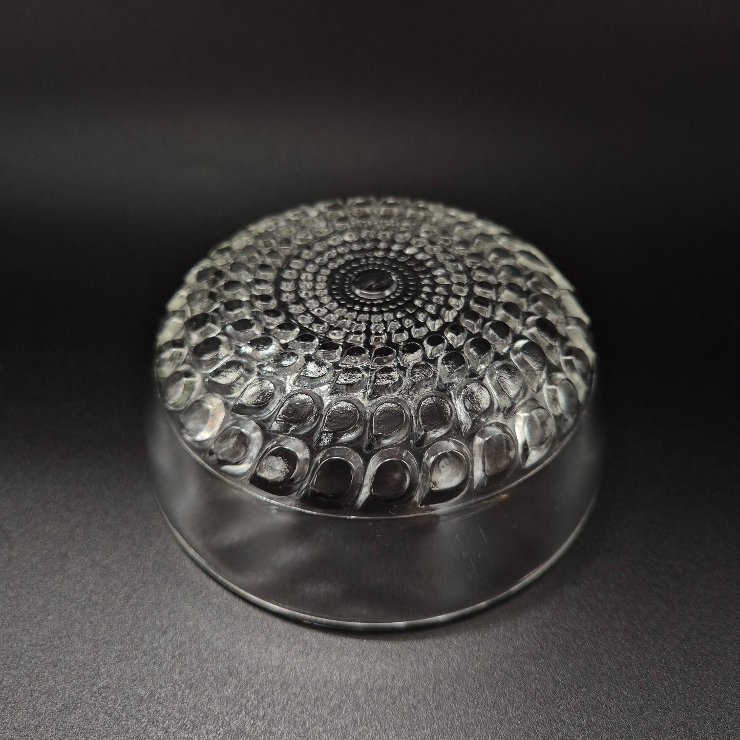 Vintage Riihimäen Lasi Merja dessertschaal van Tamara Aladin (1972-1974)