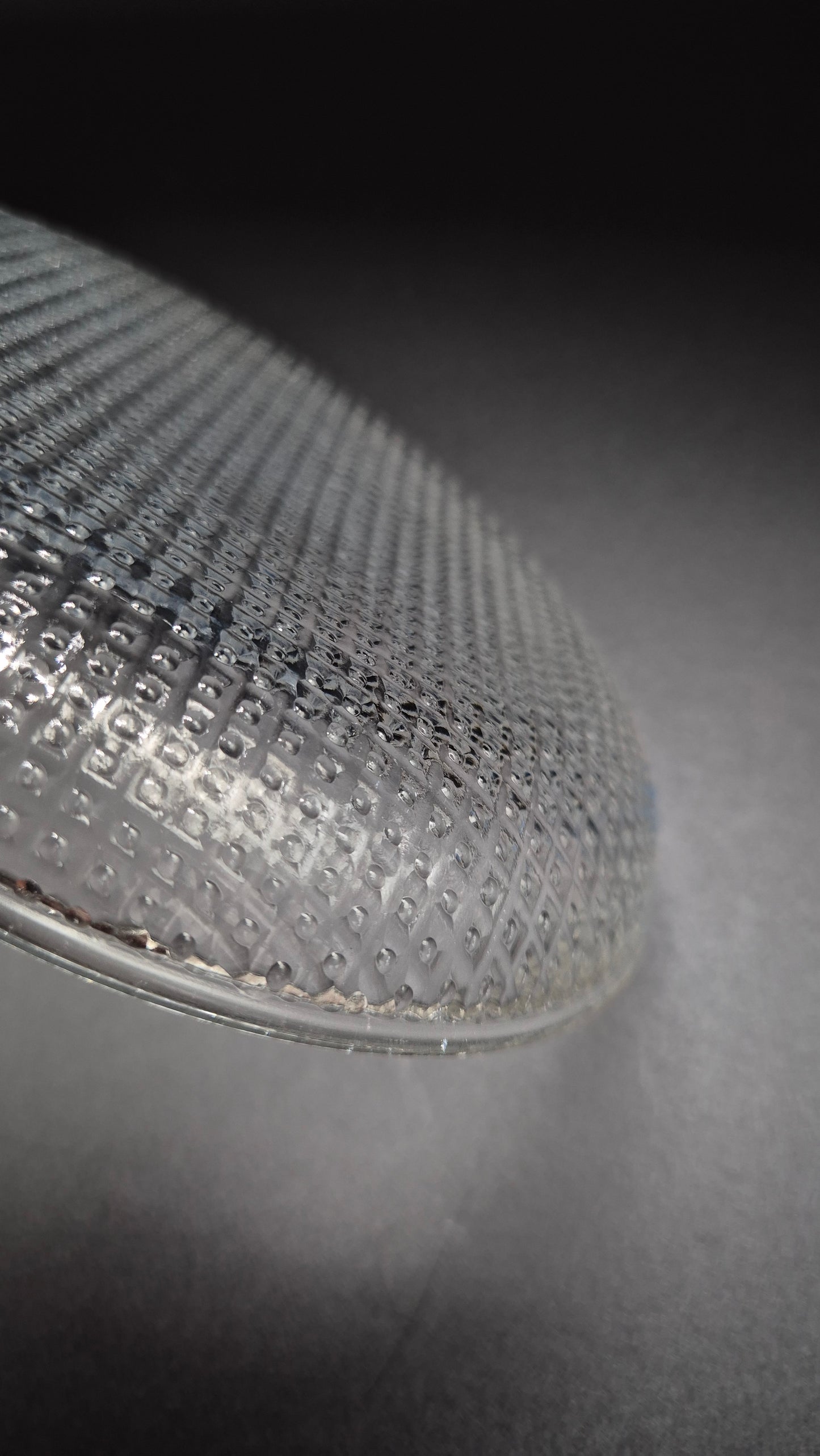 Set of Six Nuutajärvi Pauliina Glass Plate – 1990s Vintage by Kerttu Nurminen