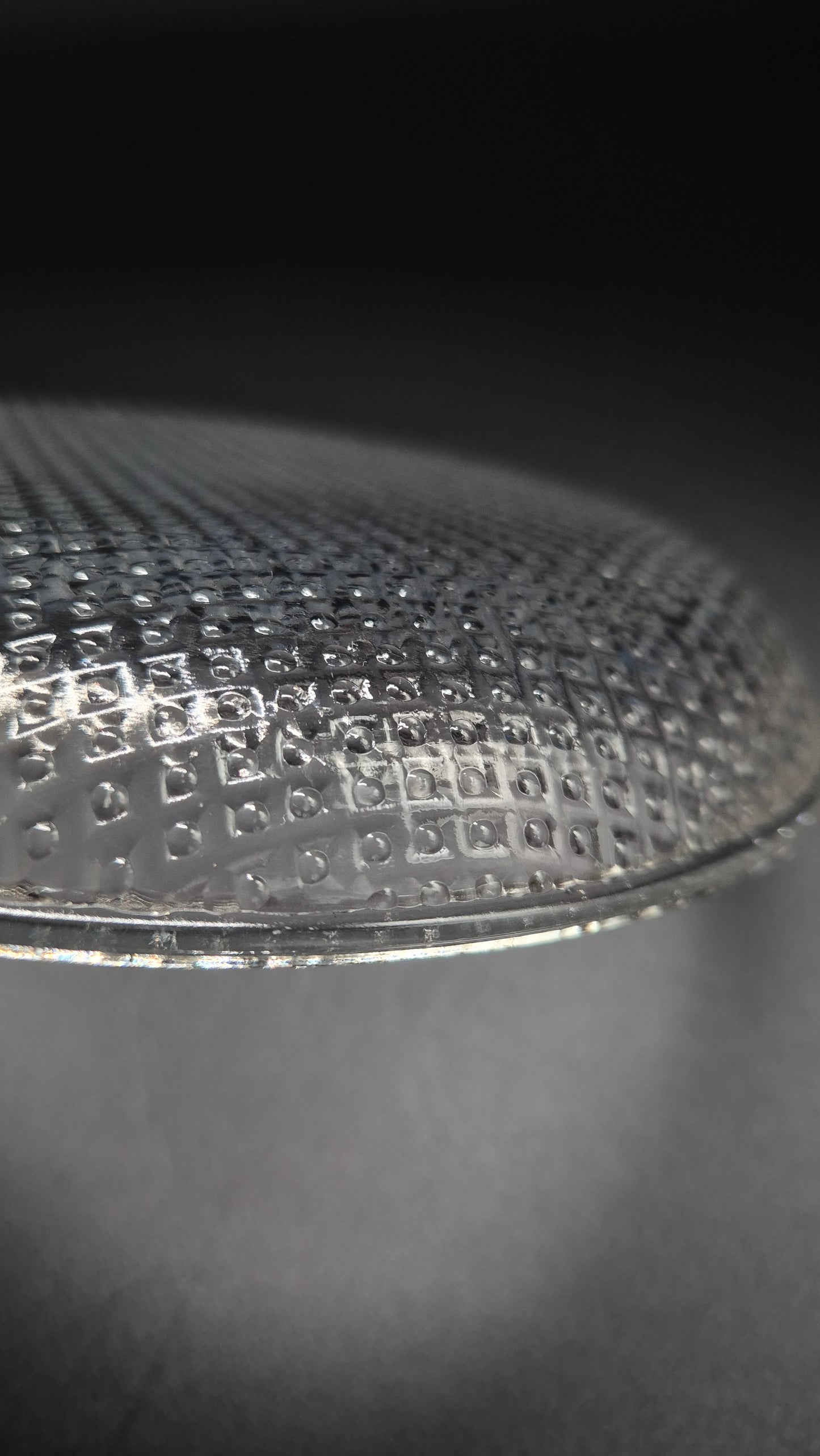 Set of Six Nuutajärvi Pauliina Glass Plate – 1990s Vintage by Kerttu Nurminen