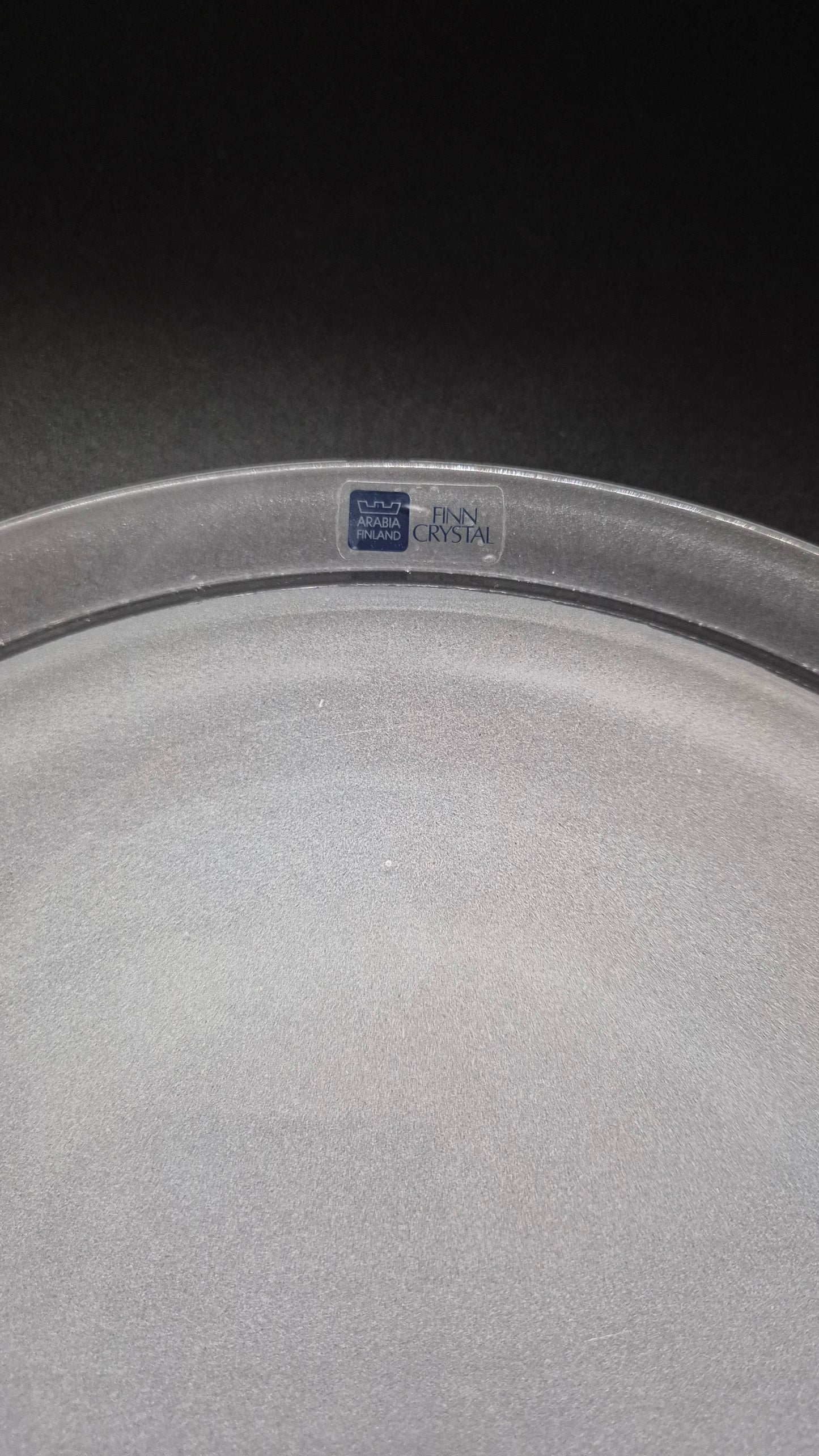 Nuutajärvi Lumikuru Food Plate - 1986