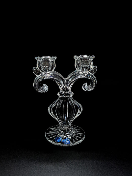 Vintage Crystal Candle holder