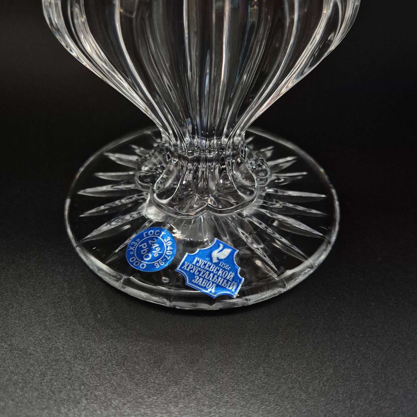 Vintage Crystal Candle holder