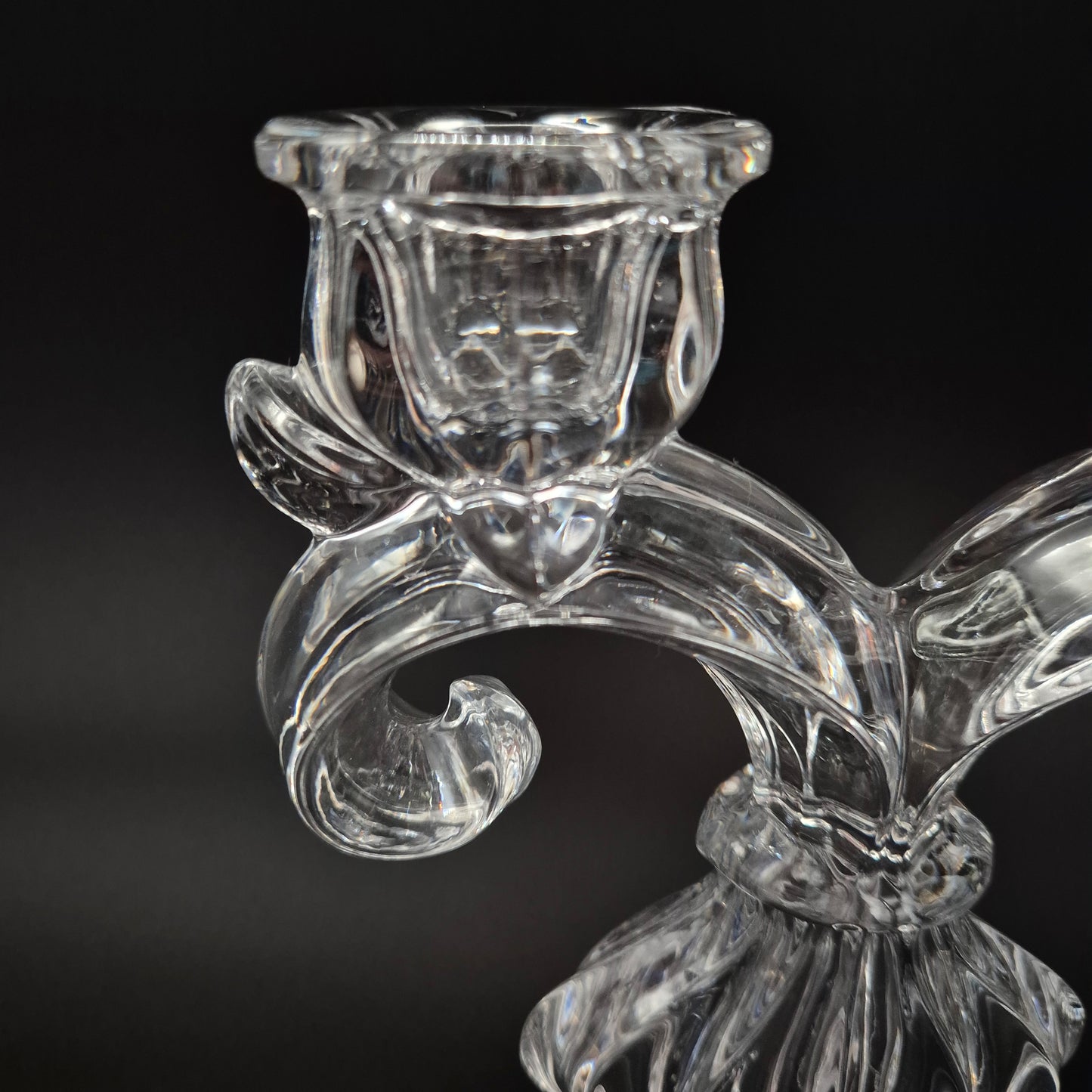 Vintage Crystal Candle holder