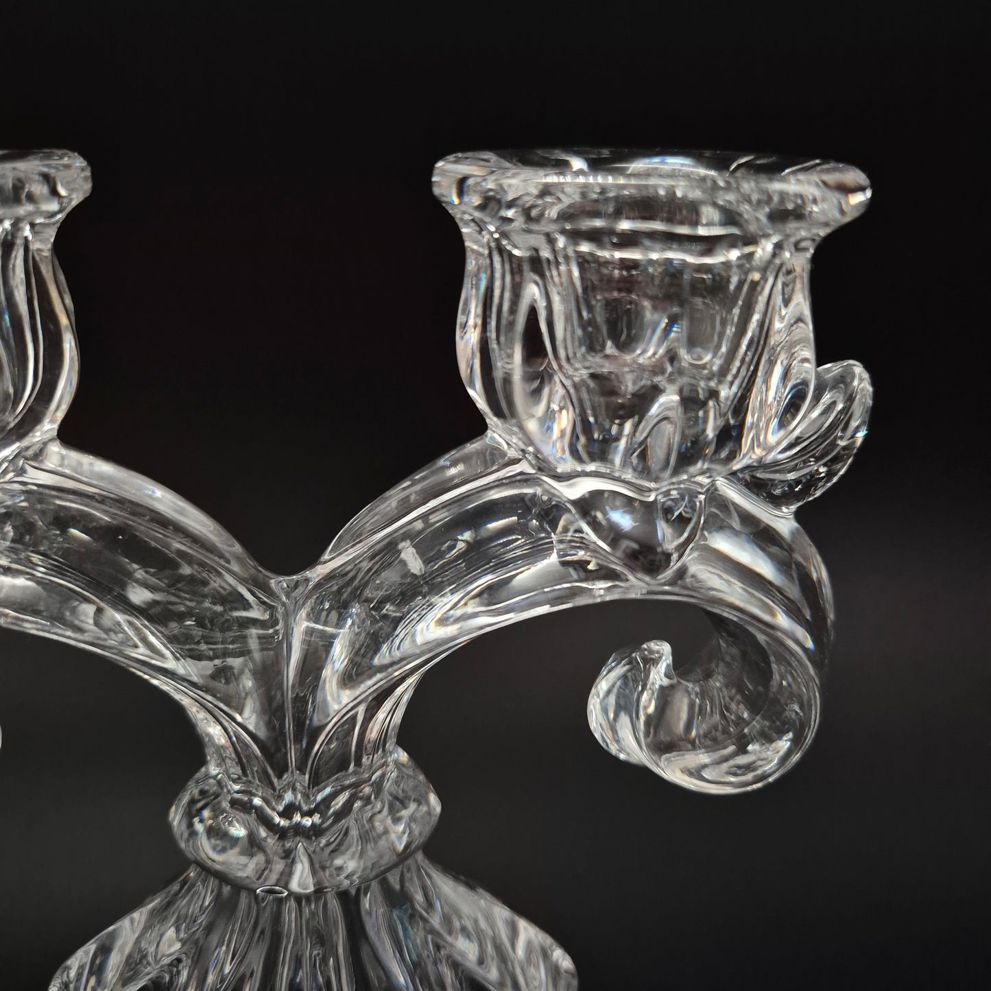 Vintage Crystal Candle holder