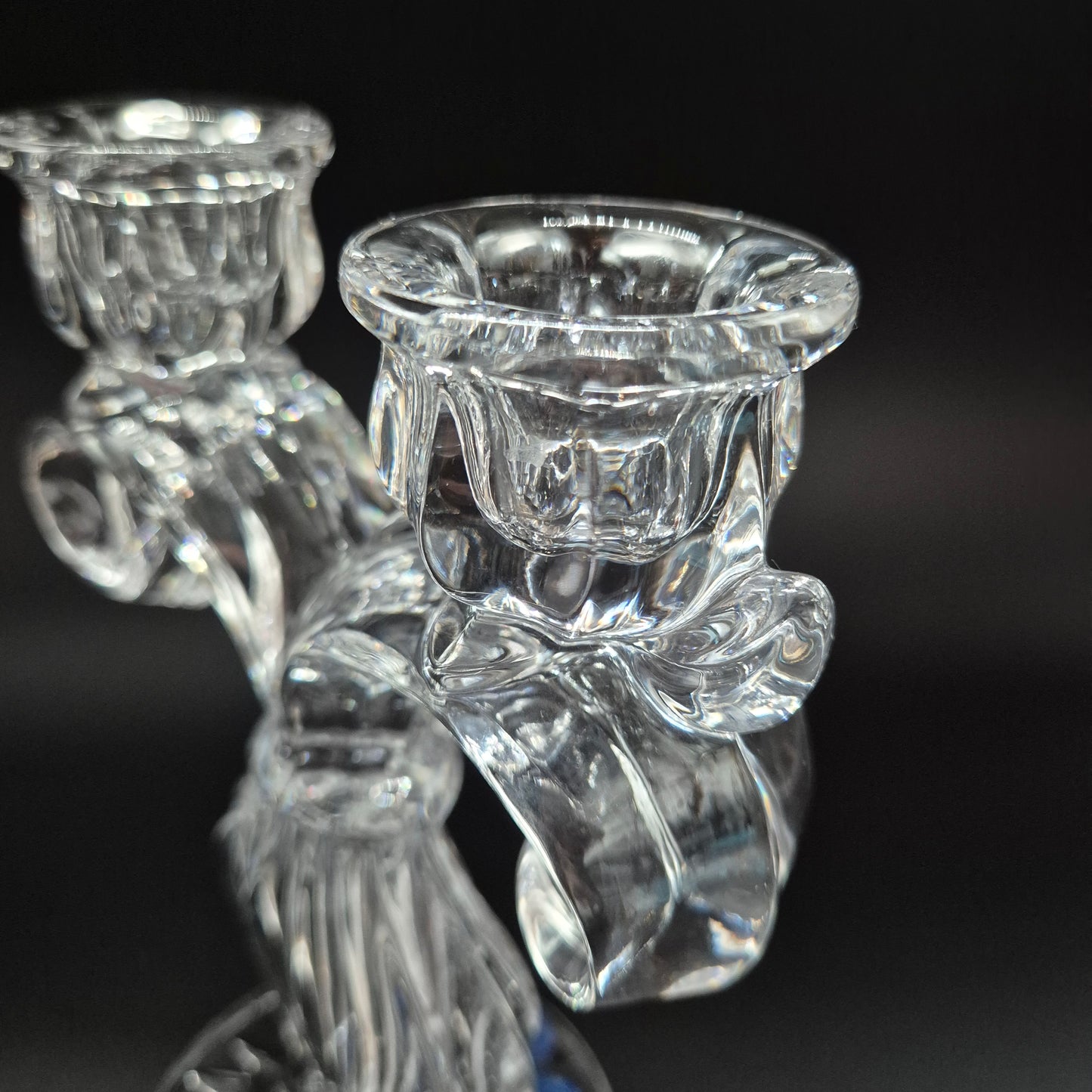Vintage Crystal Candle holder