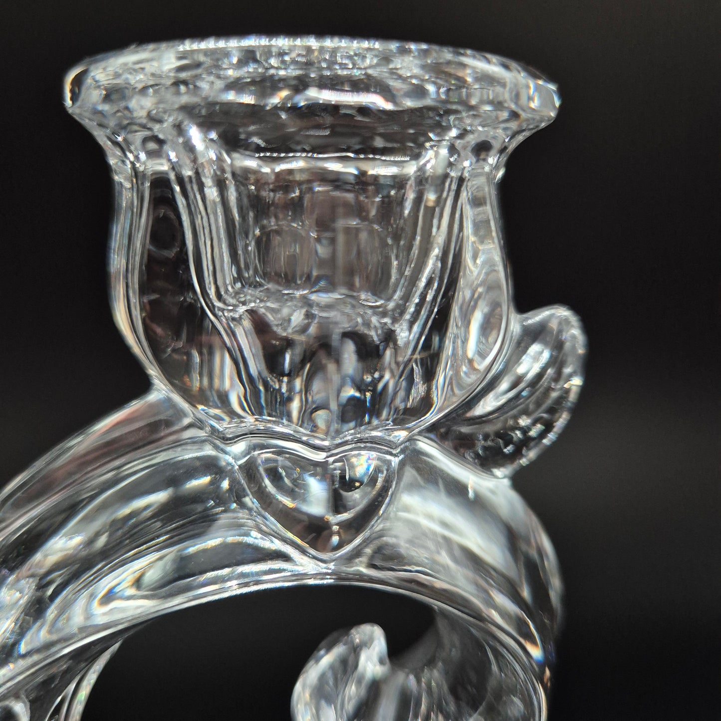 Vintage Crystal Candle holder