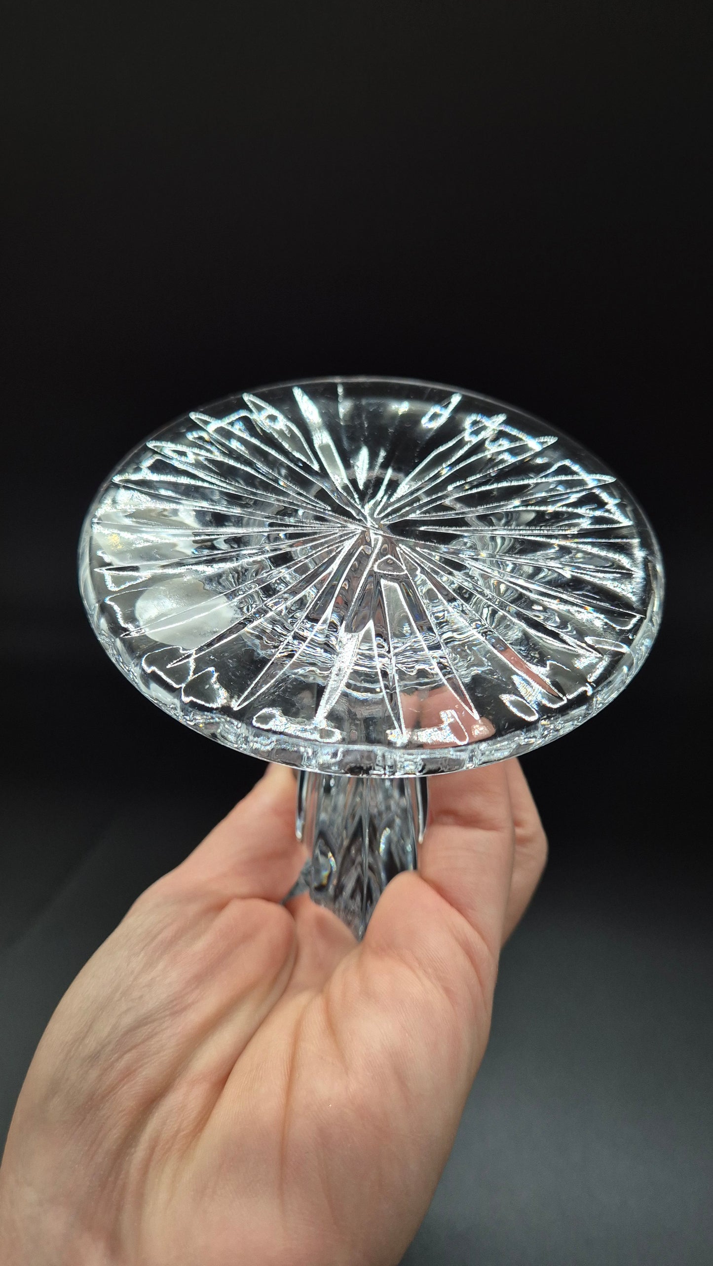 Vintage Crystal Candle holder