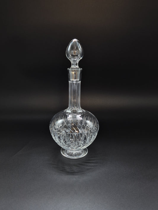 Vintage Nuutajärvi Glass Leo Crystal Carafe