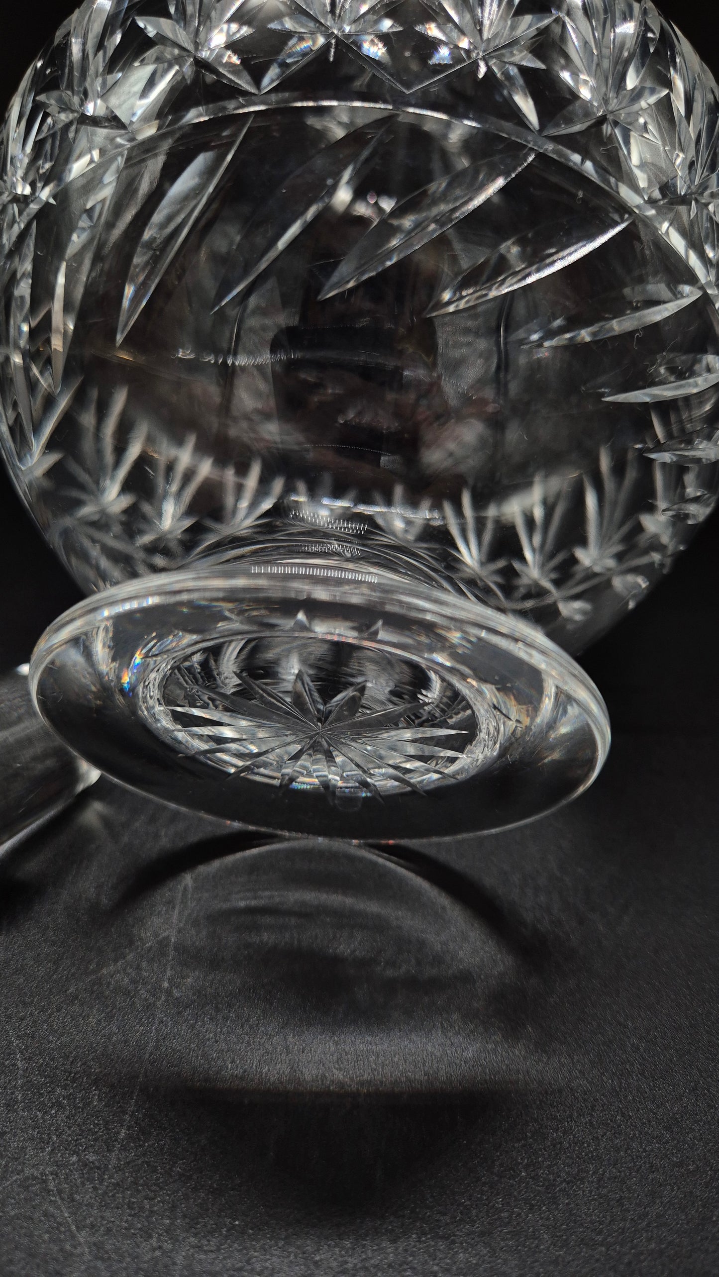 Vintage Nuutajärvi Glass Leo Crystal Carafe