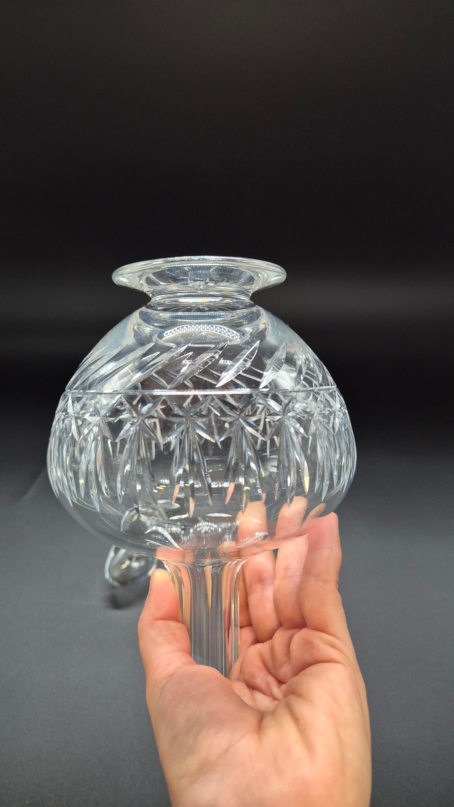 Vintage Nuutajärvi Glass Leo Crystal Carafe
