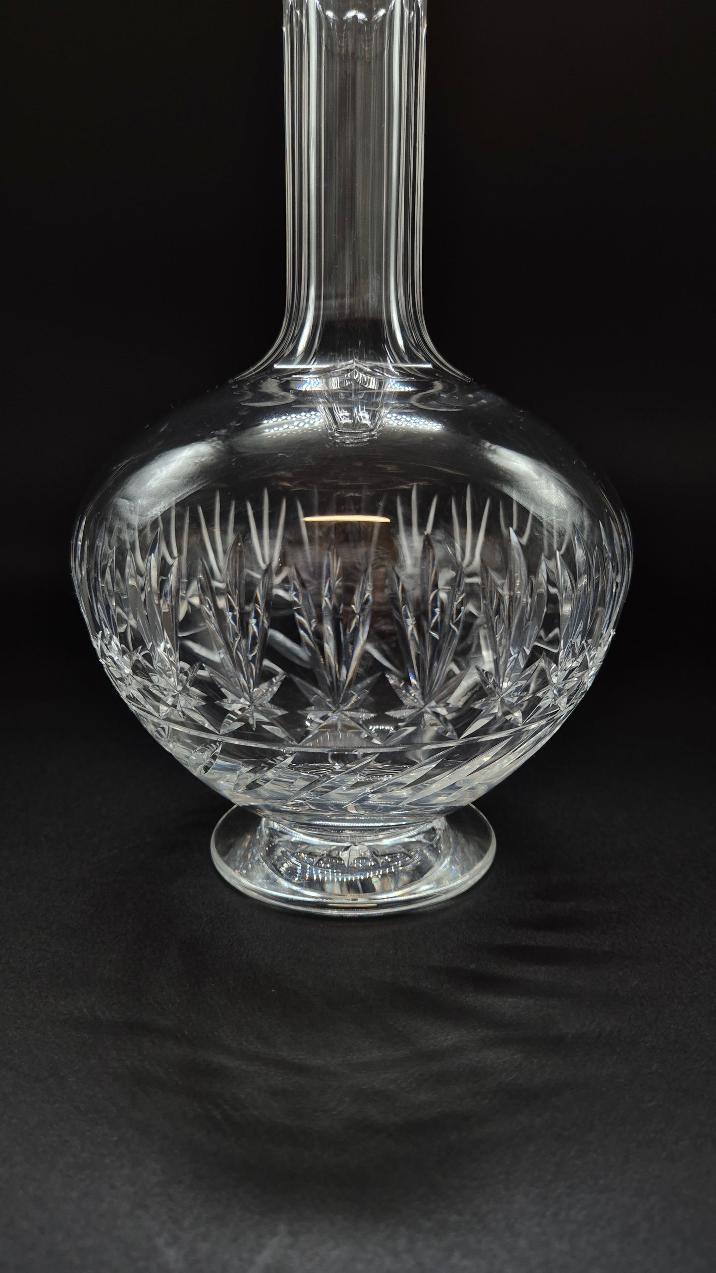 Vintage Nuutajärvi Glass Leo Crystal Carafe