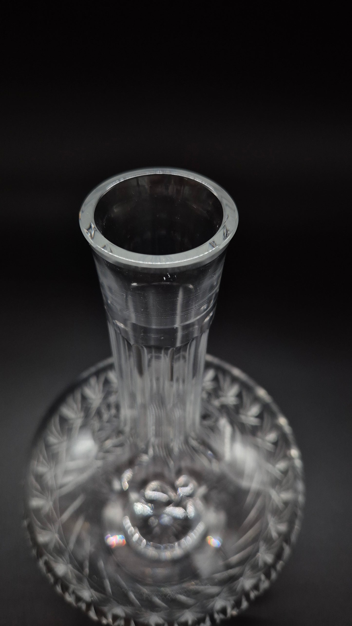 Vintage Nuutajärvi Glass Leo Crystal Carafe