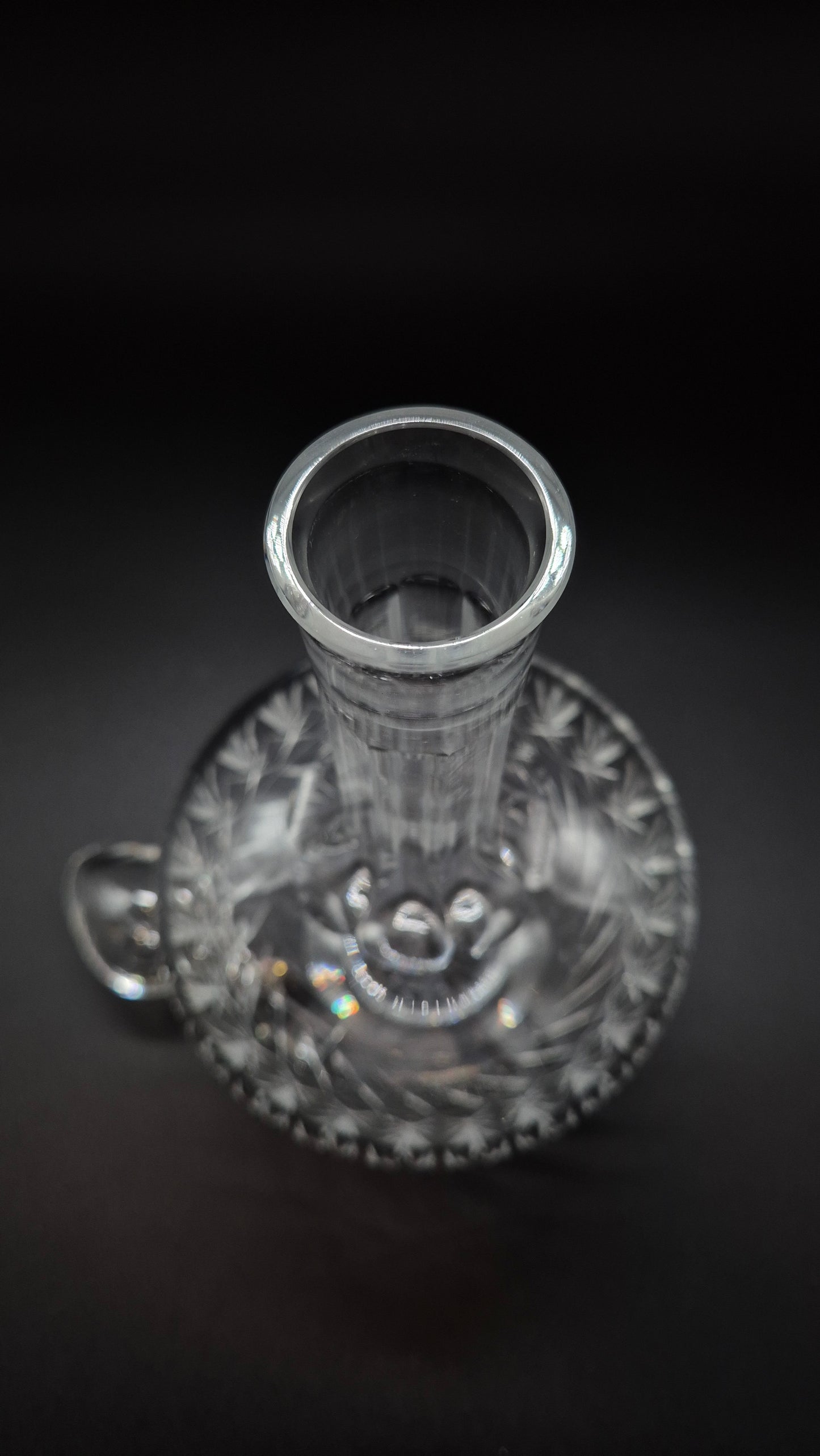 Vintage Nuutajärvi Glass Leo Crystal Carafe
