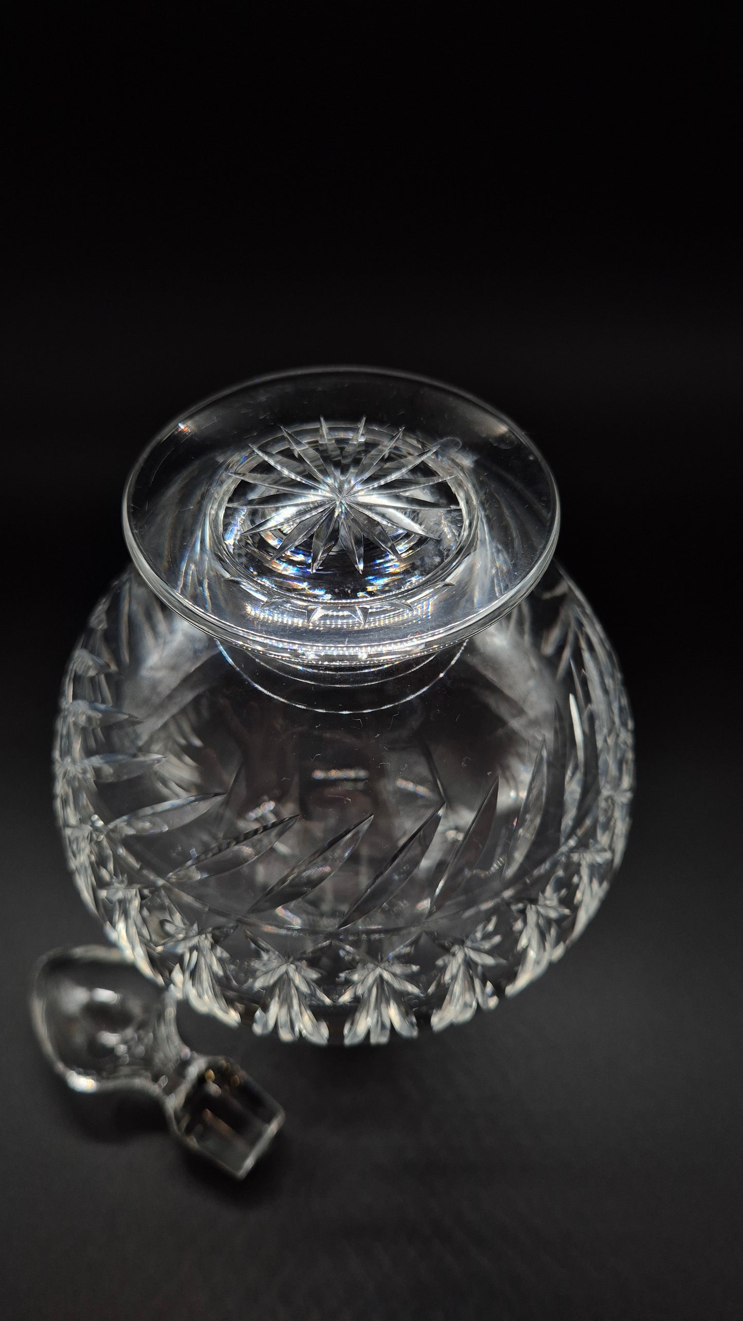 Vintage Nuutajärvi Glass Leo Crystal Carafe