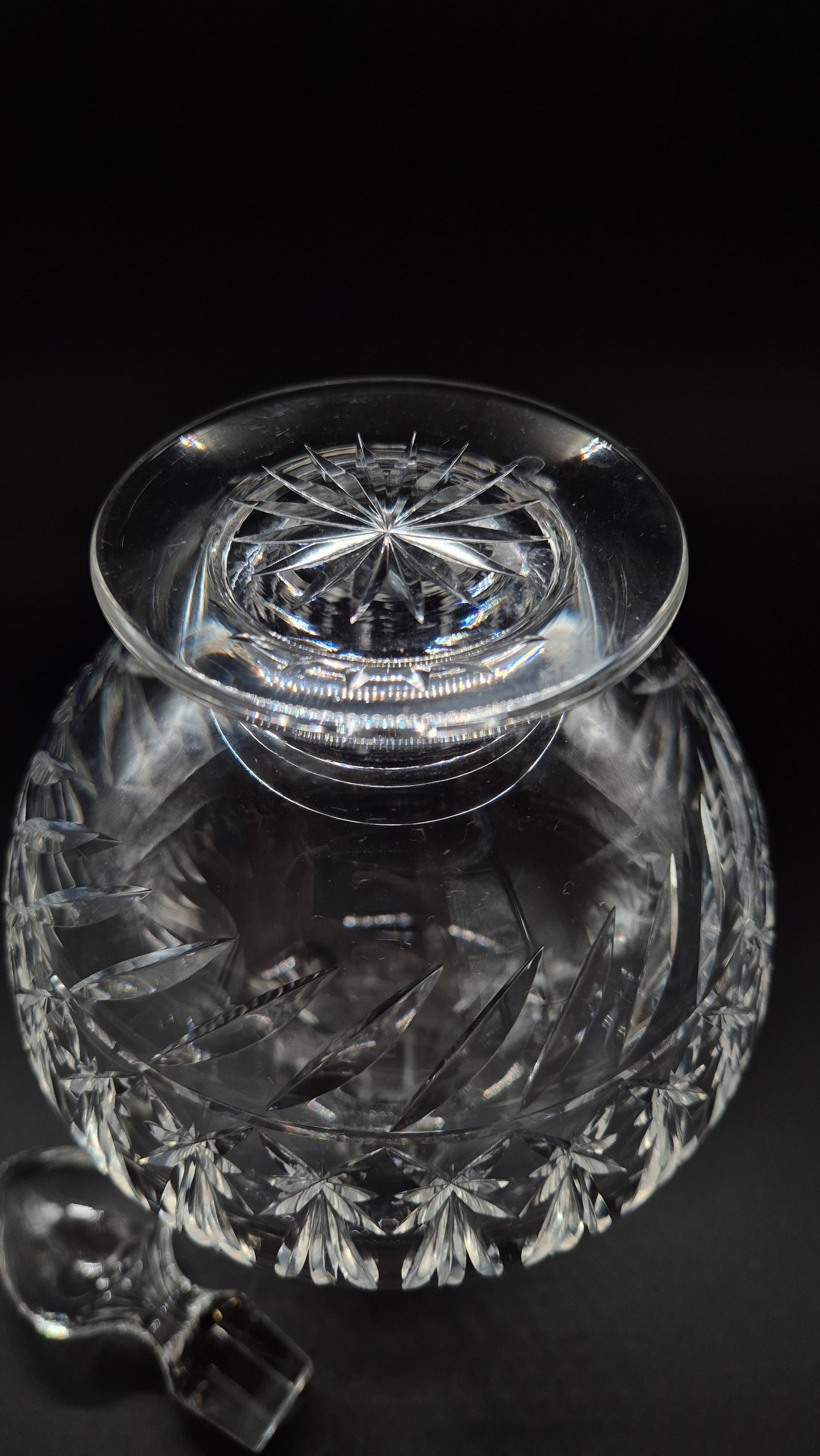 Vintage Nuutajärvi Glass Leo Crystal Carafe