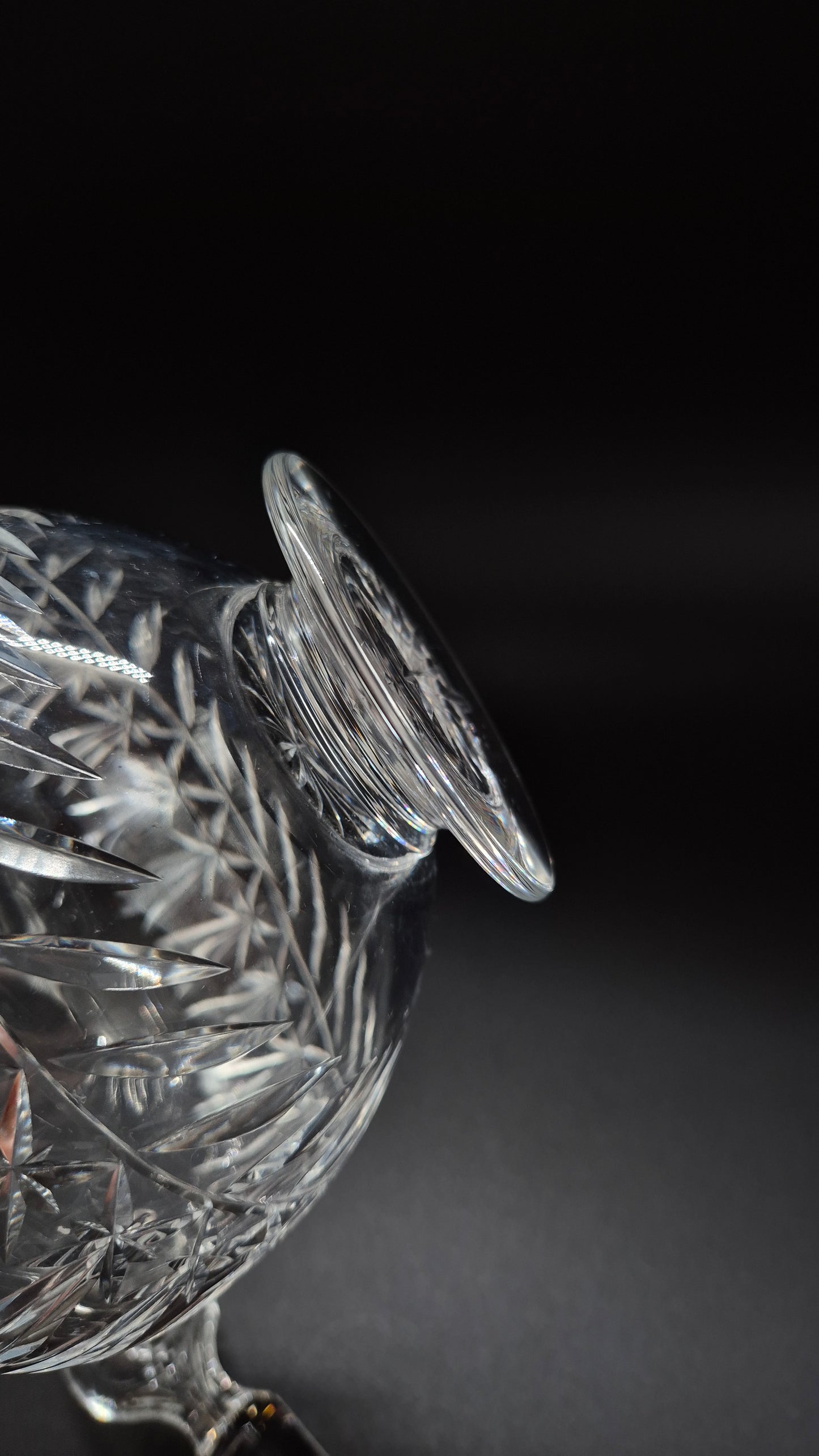 Vintage Nuutajärvi Glass Leo Crystal Carafe