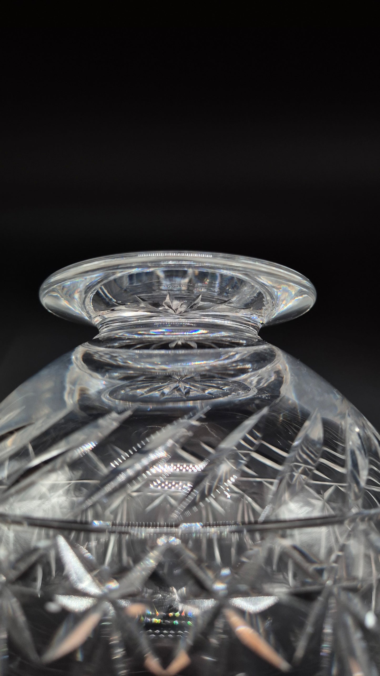 Vintage Nuutajärvi Glass Leo Crystal Carafe