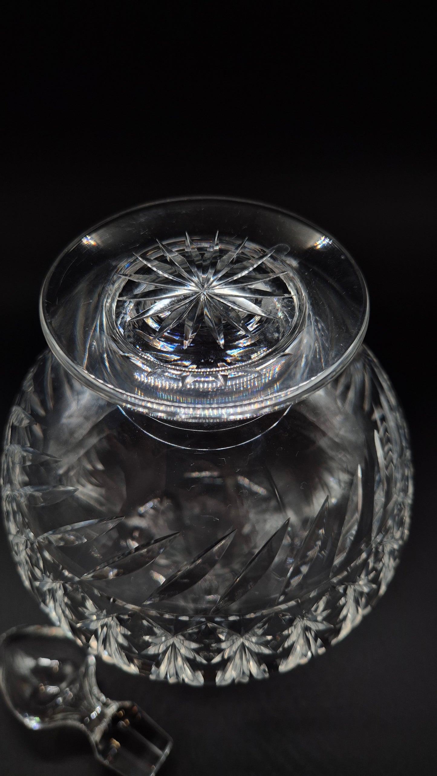 Vintage Nuutajärvi Glass Leo Crystal Carafe
