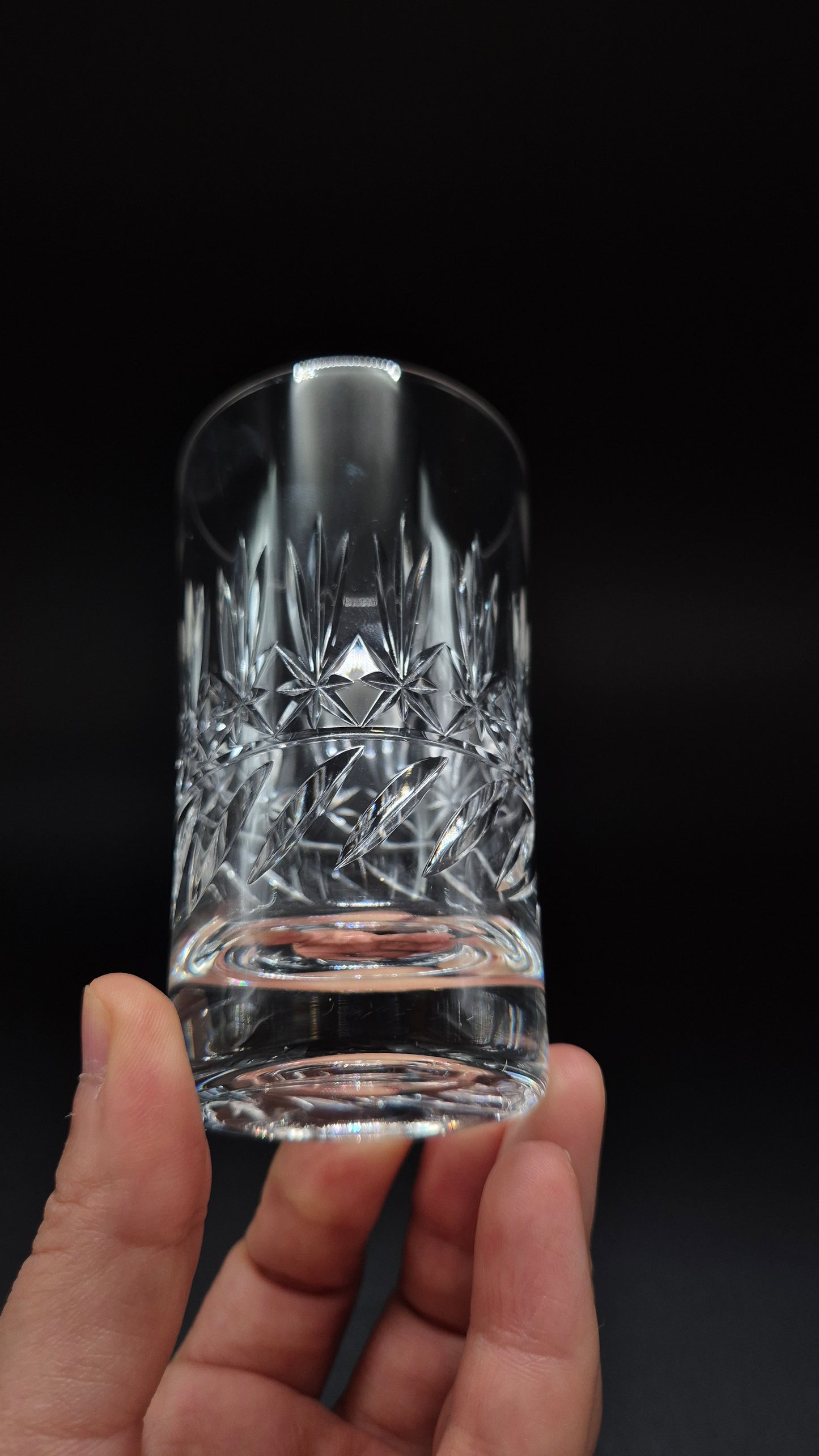Nuutajärvi Crystal Drinking Glass – Vintage Finnish Glassware