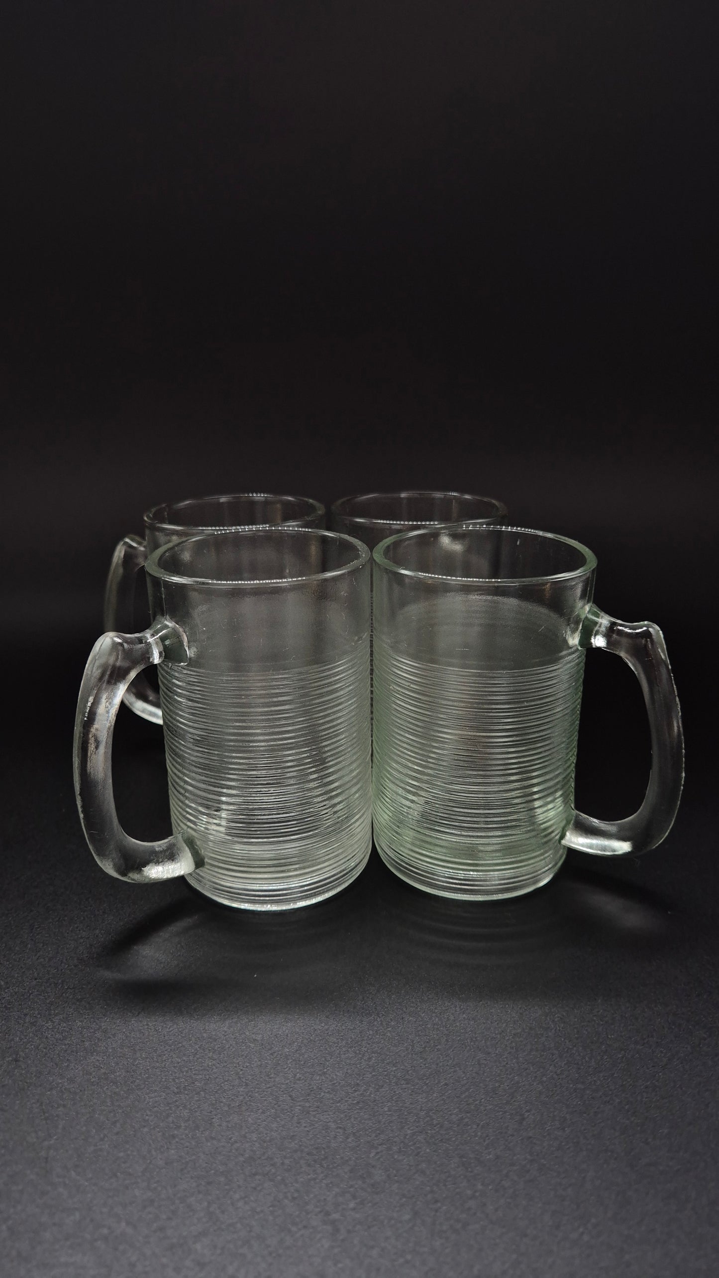 Riihimäen Vintage Glass Beer Mug (Set of 4)