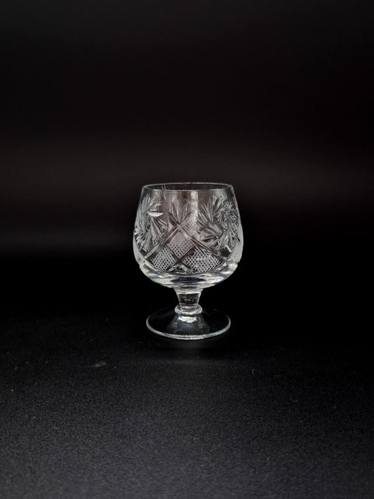 Verres à cognac vintage en cristal – Élégants accessoires de bar rétro