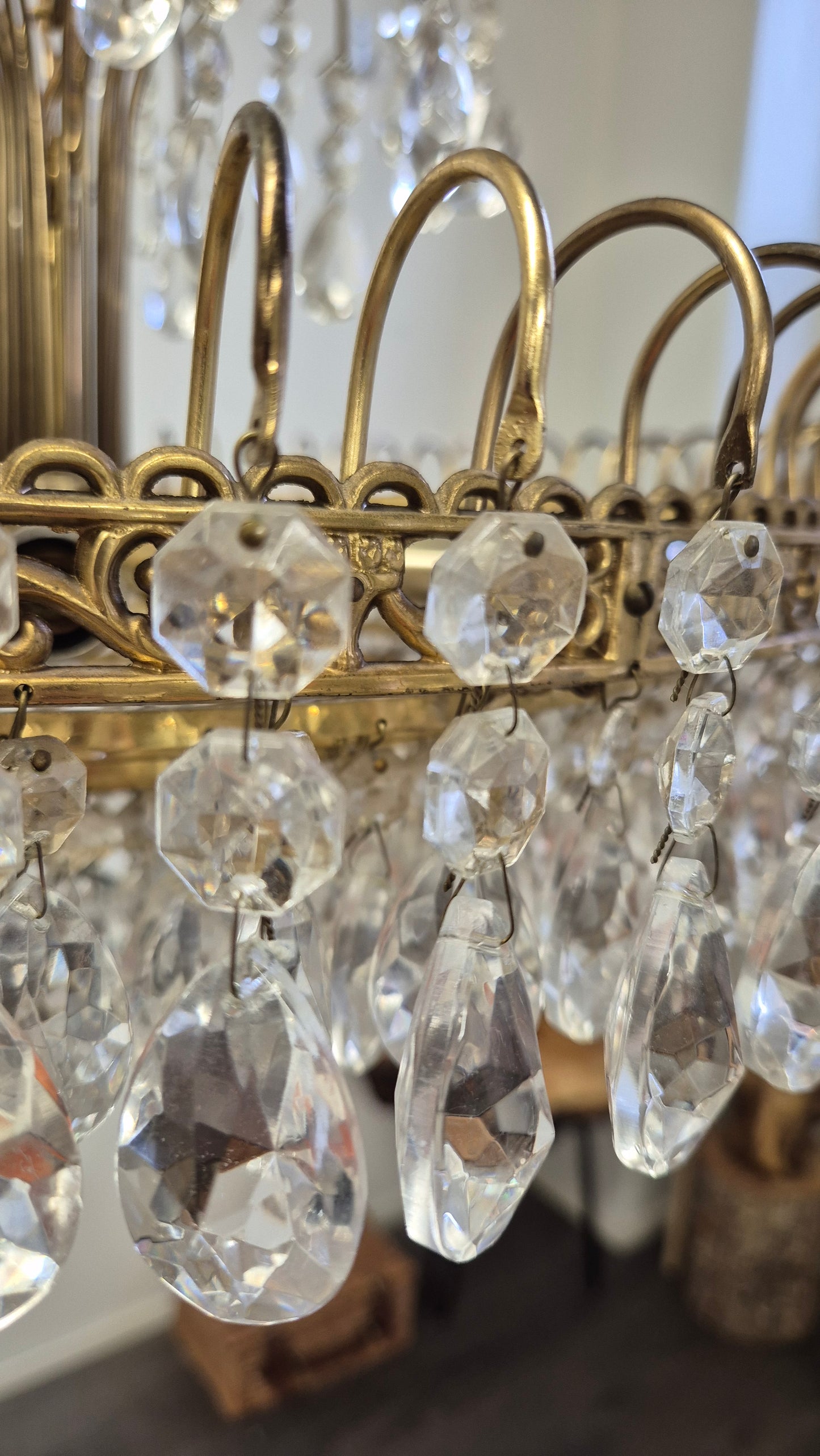 Vintage Turun kristalli Crystal Chandelier