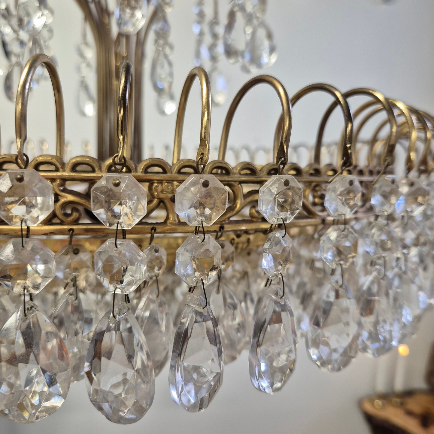 Vintage Turun kristalli Crystal Chandelier
