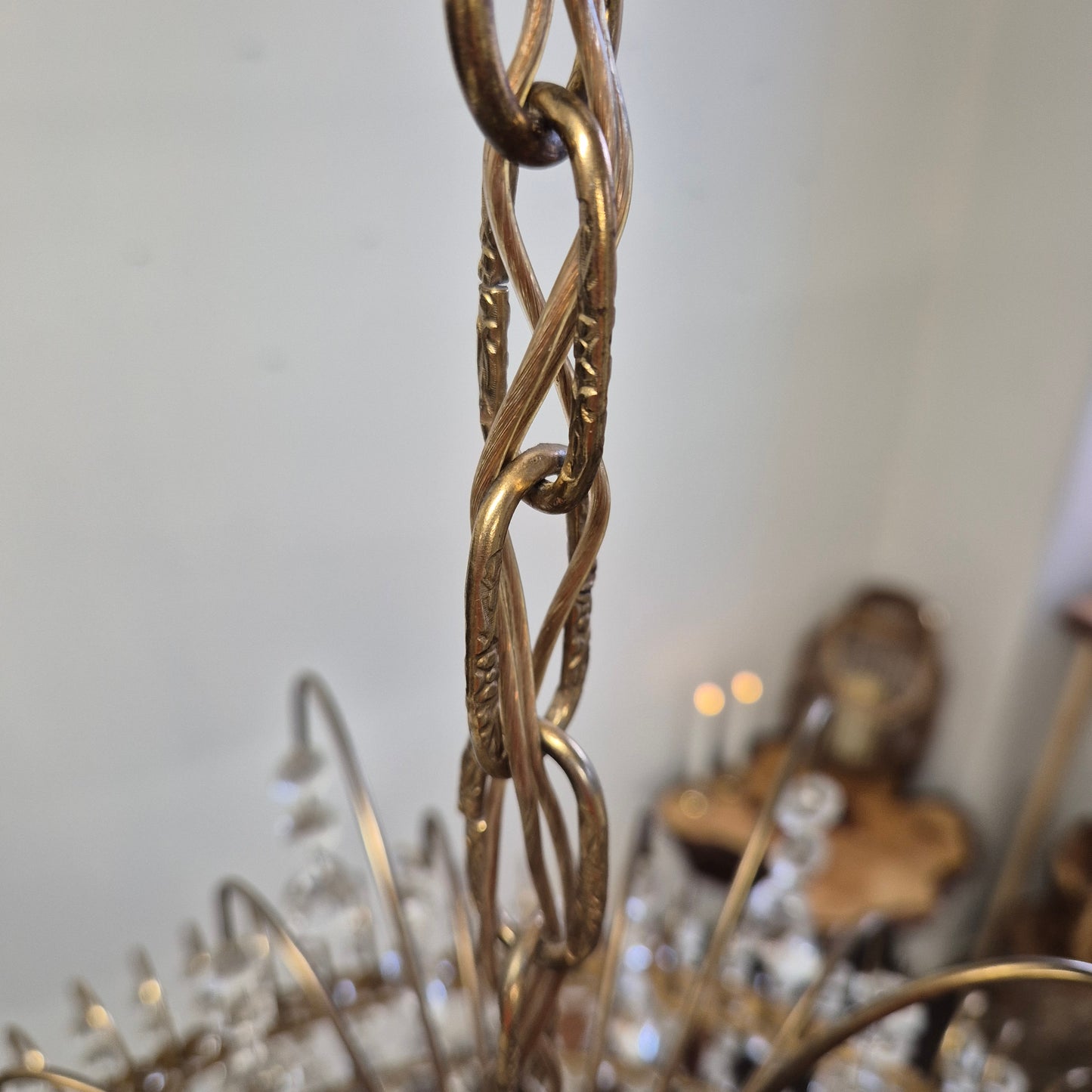 Vintage Turun kristalli Crystal Chandelier